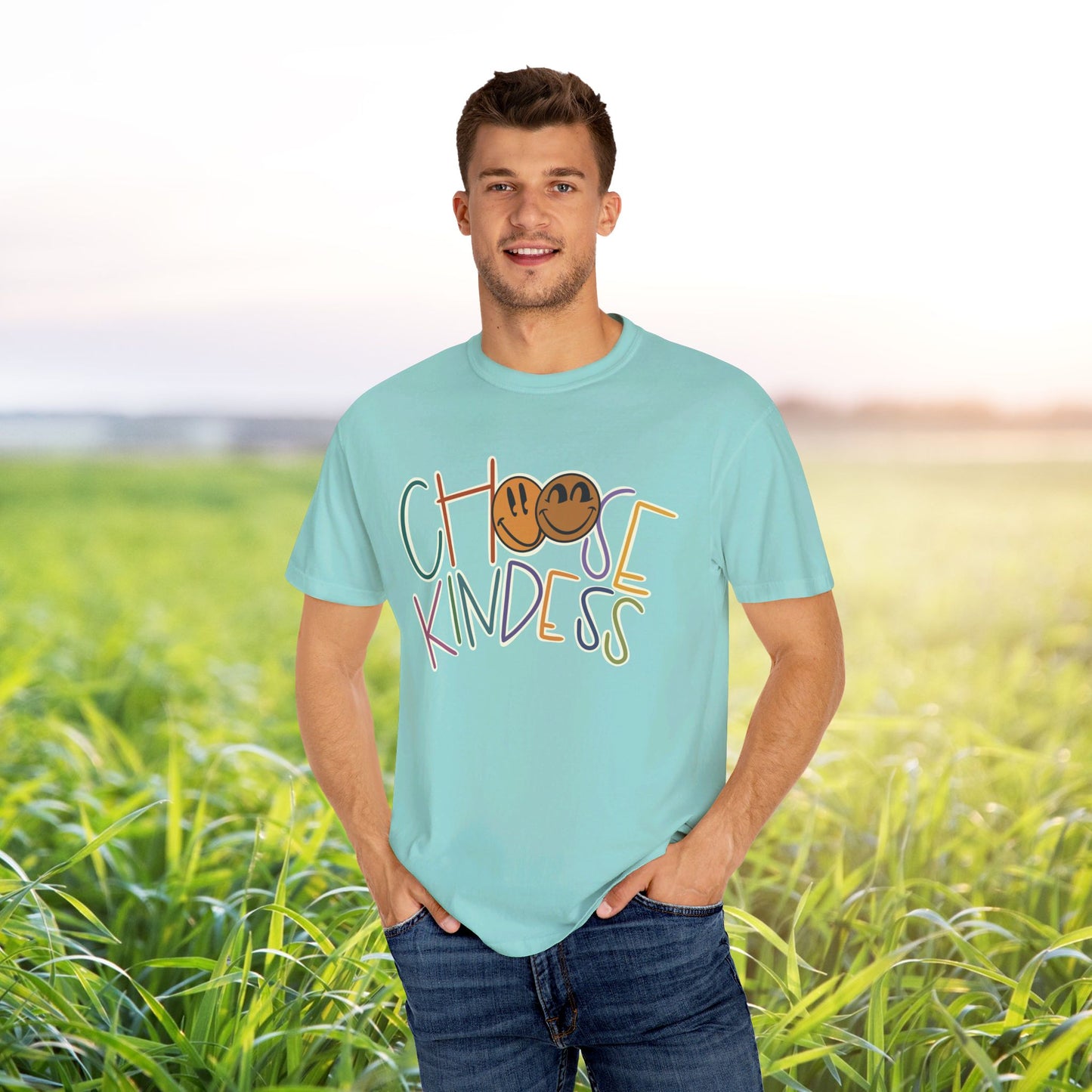 Unisex Choose Kindness Smiley T-shirt