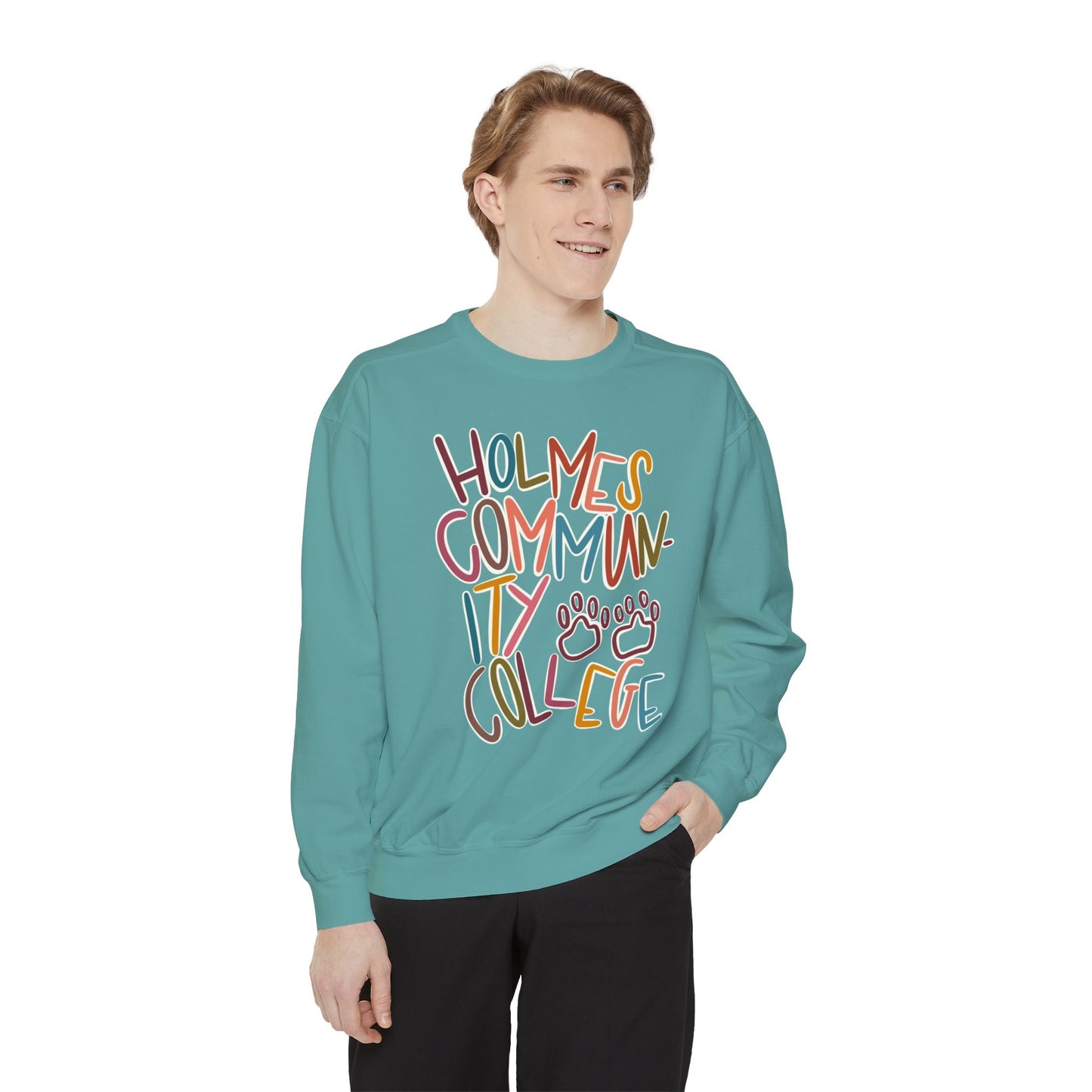 Women's Multi-Colored HCC Elementary Garment-Dyed Sweatshirt
