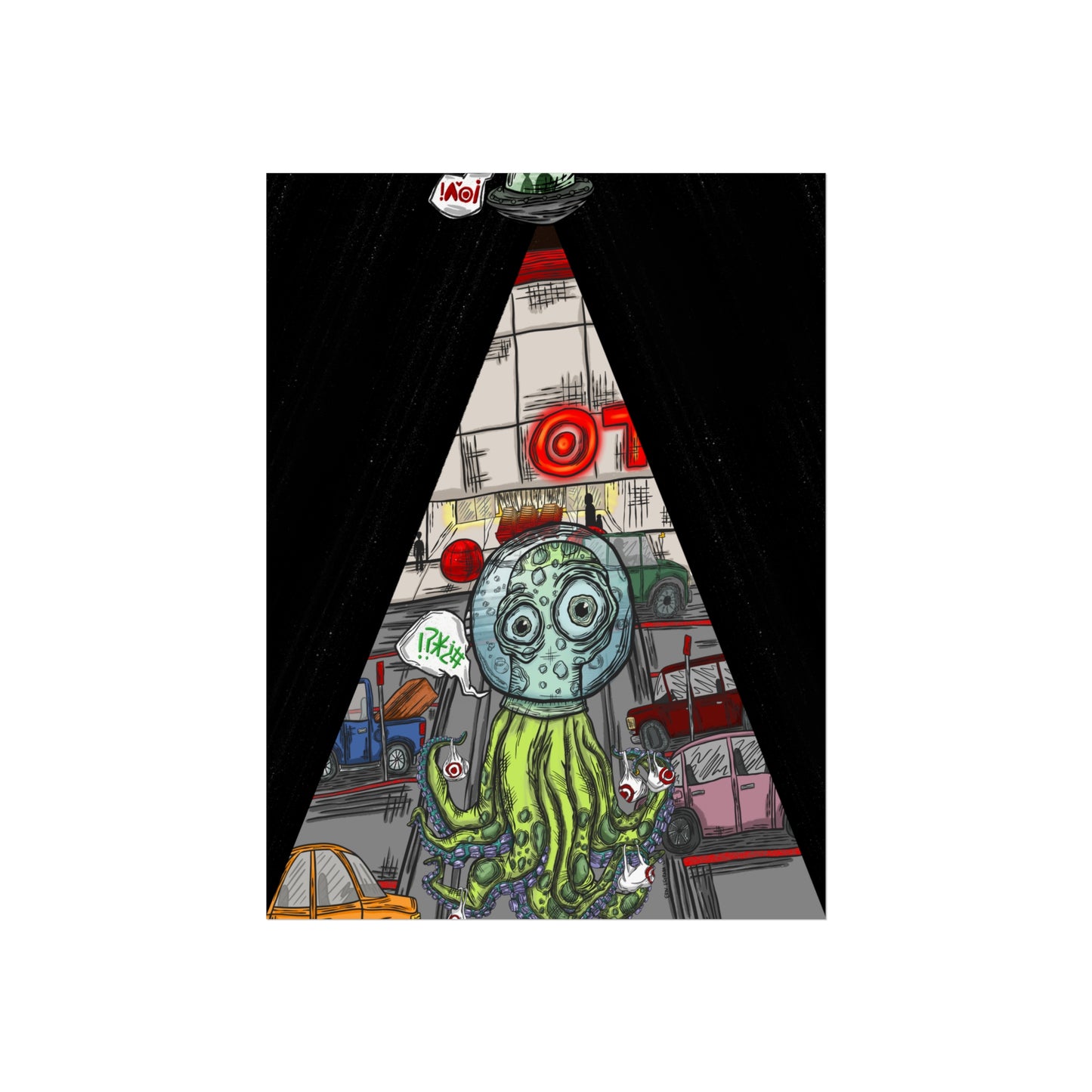"Target Acquired" - Quirky Wall Decor for Art Enthusiasts