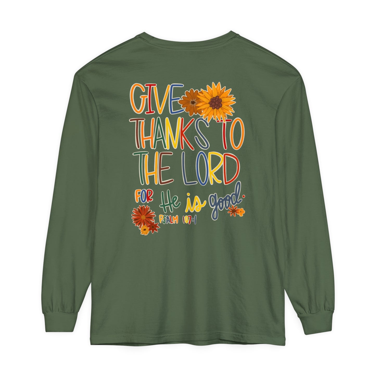 'The Lord is good' Long Sleeve T-Shirt