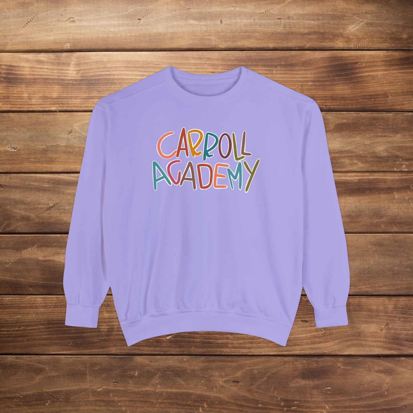 Women's Multi-Colored Carroll Academy Garment-Dyed Sweatshirt