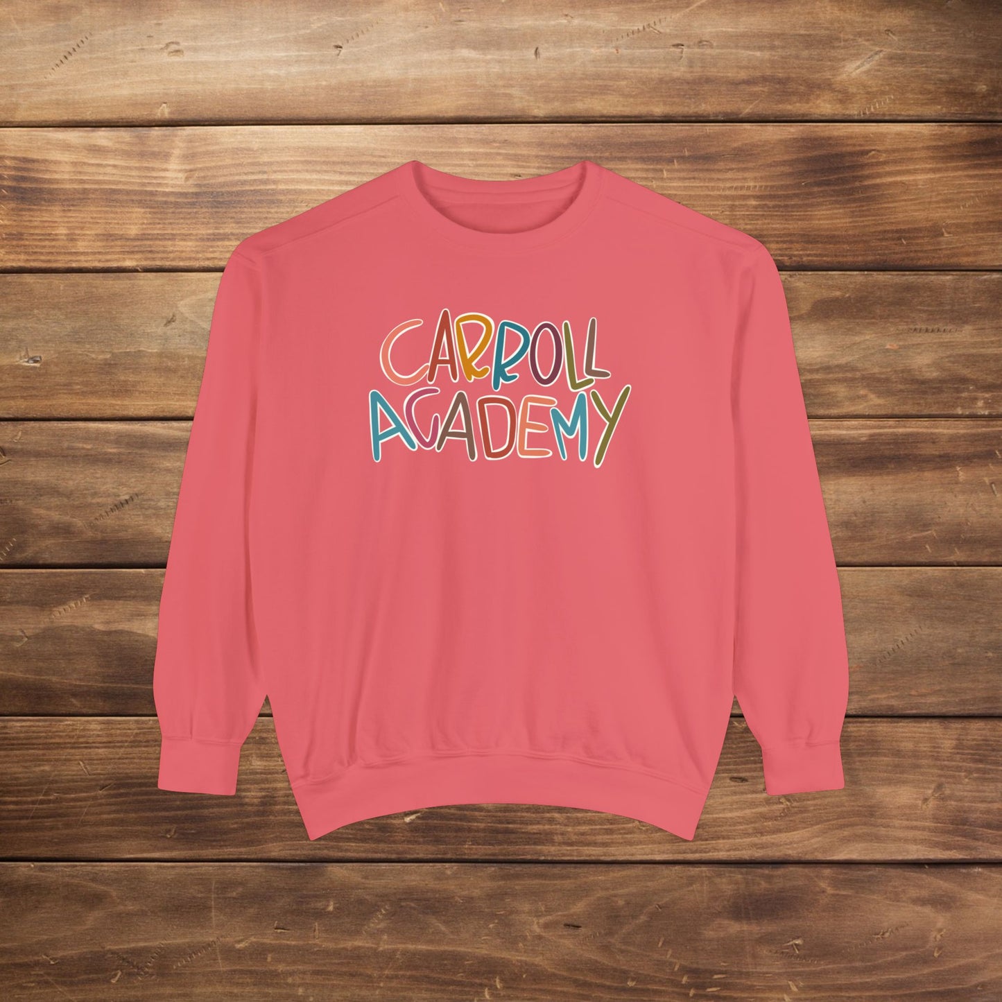 Women's Multi-Colored Carroll Academy Garment-Dyed Sweatshirt