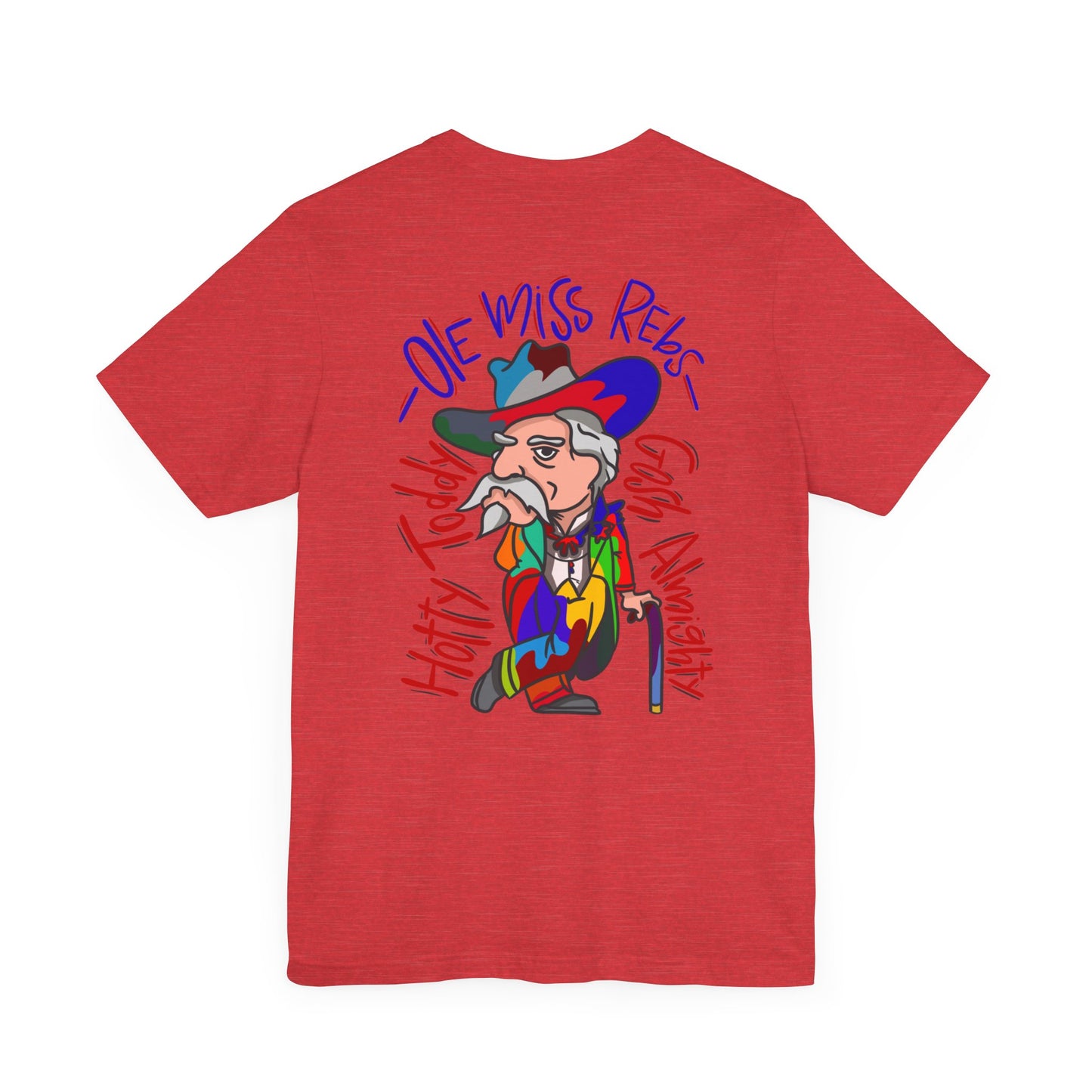 Ole Miss ColorSplash Colonel Reb T-Shirt