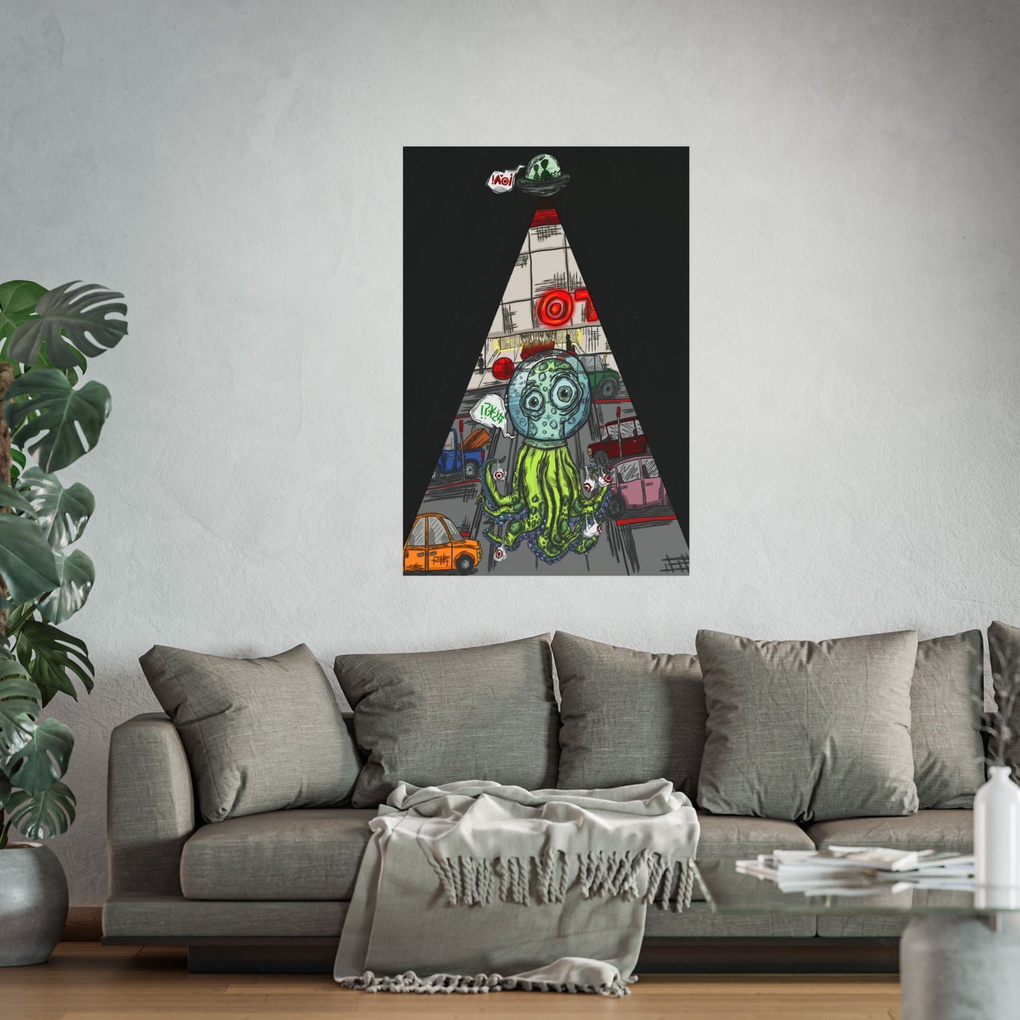 "Target Acquired" - Quirky Wall Decor for Art Enthusiasts