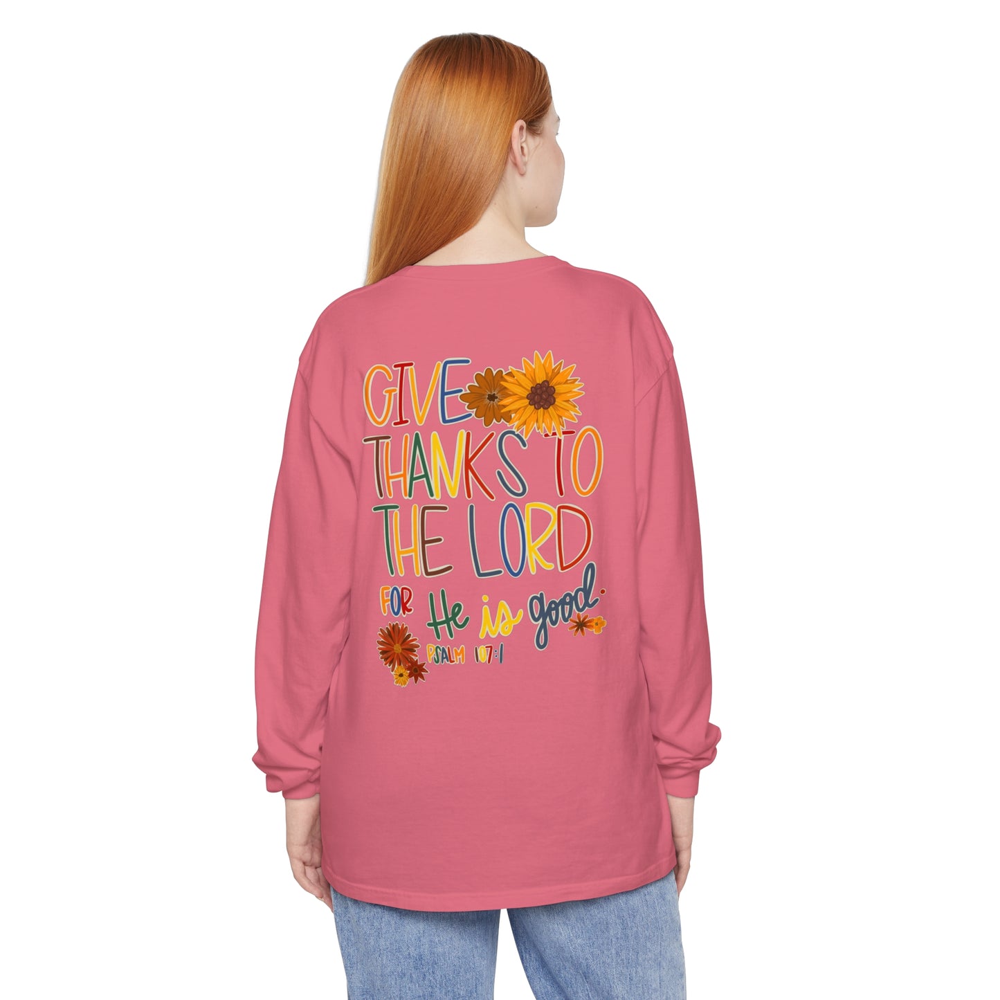 'The Lord is good' Long Sleeve T-Shirt