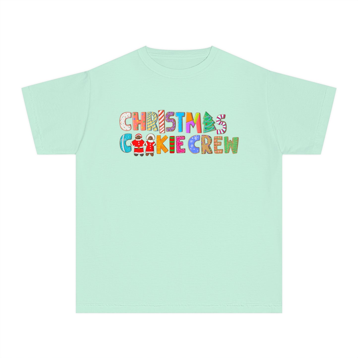 Youth Christmas Cookie Crew T-Shirt - Comfort Colors, Unisex