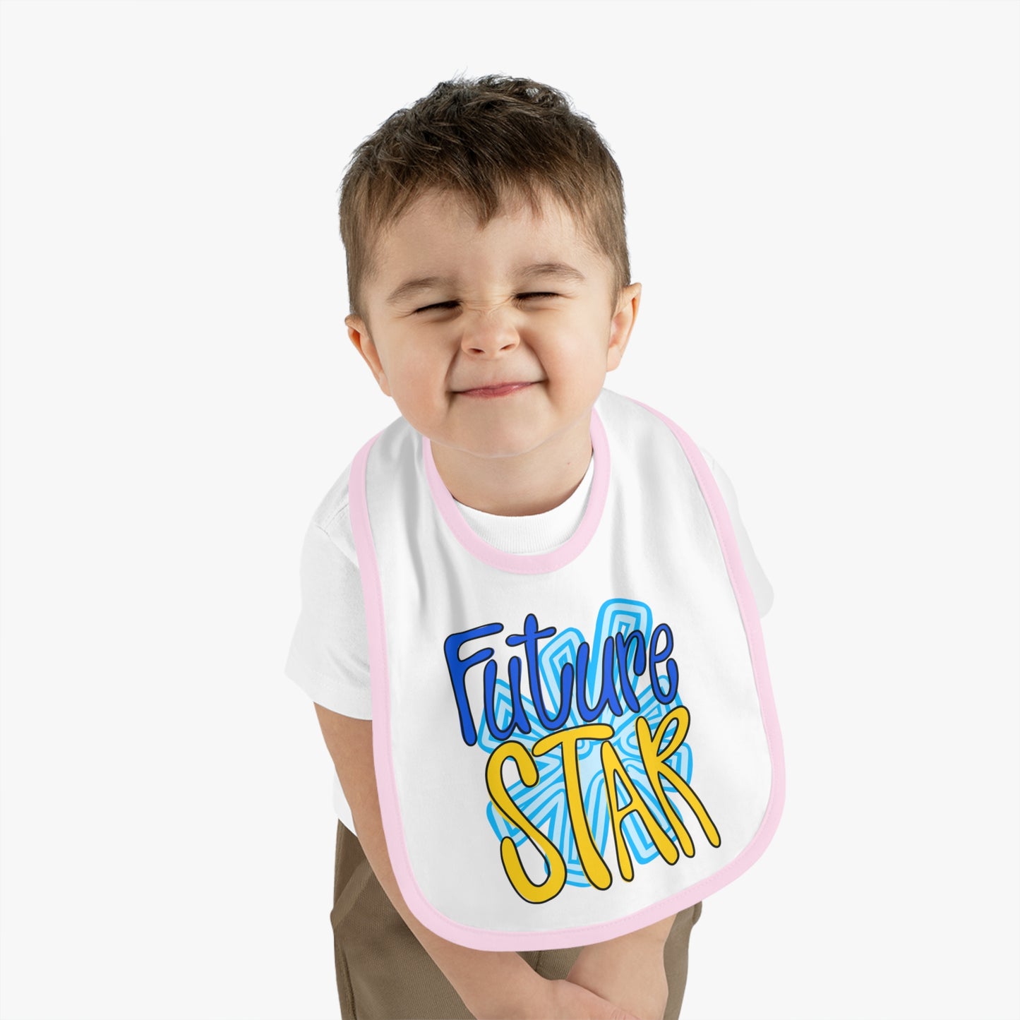 Baby Star Jersey Bib (Boy and Girl Versions)