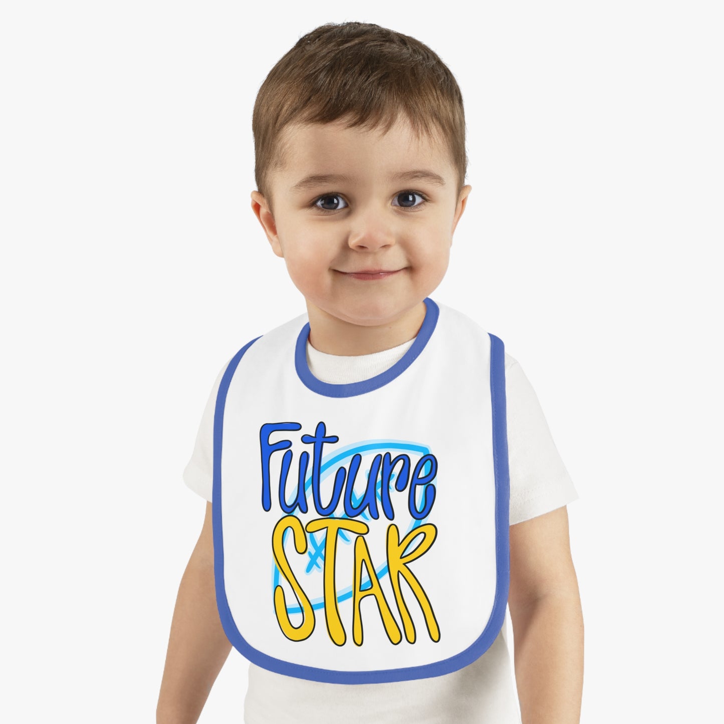 Baby Star Jersey Bib (Boy and Girl Versions)