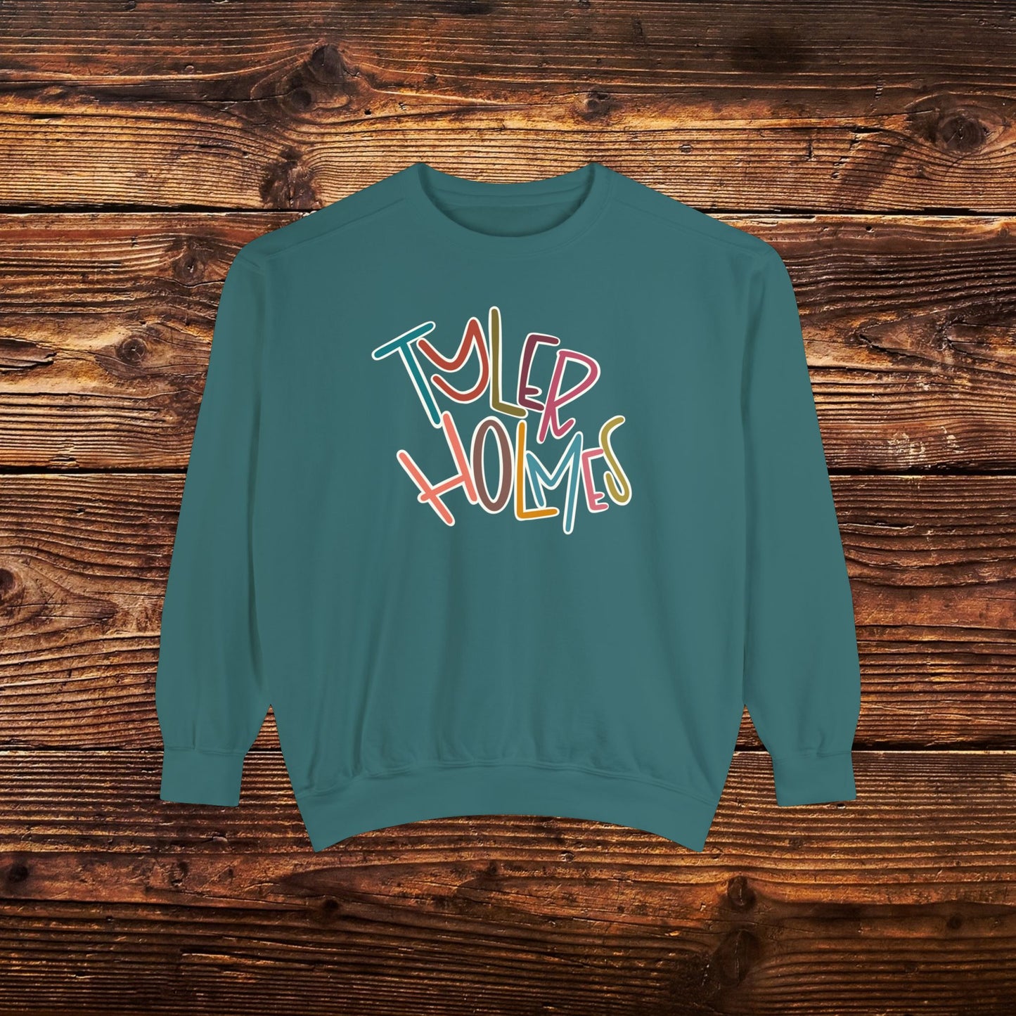 Women's Multi-Colored Tyler Holmes Garment-Dyed Sweatshirt