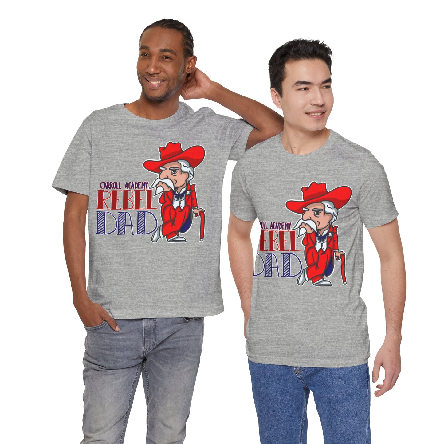 Colonel Reb Rebel Dad T-Shirt