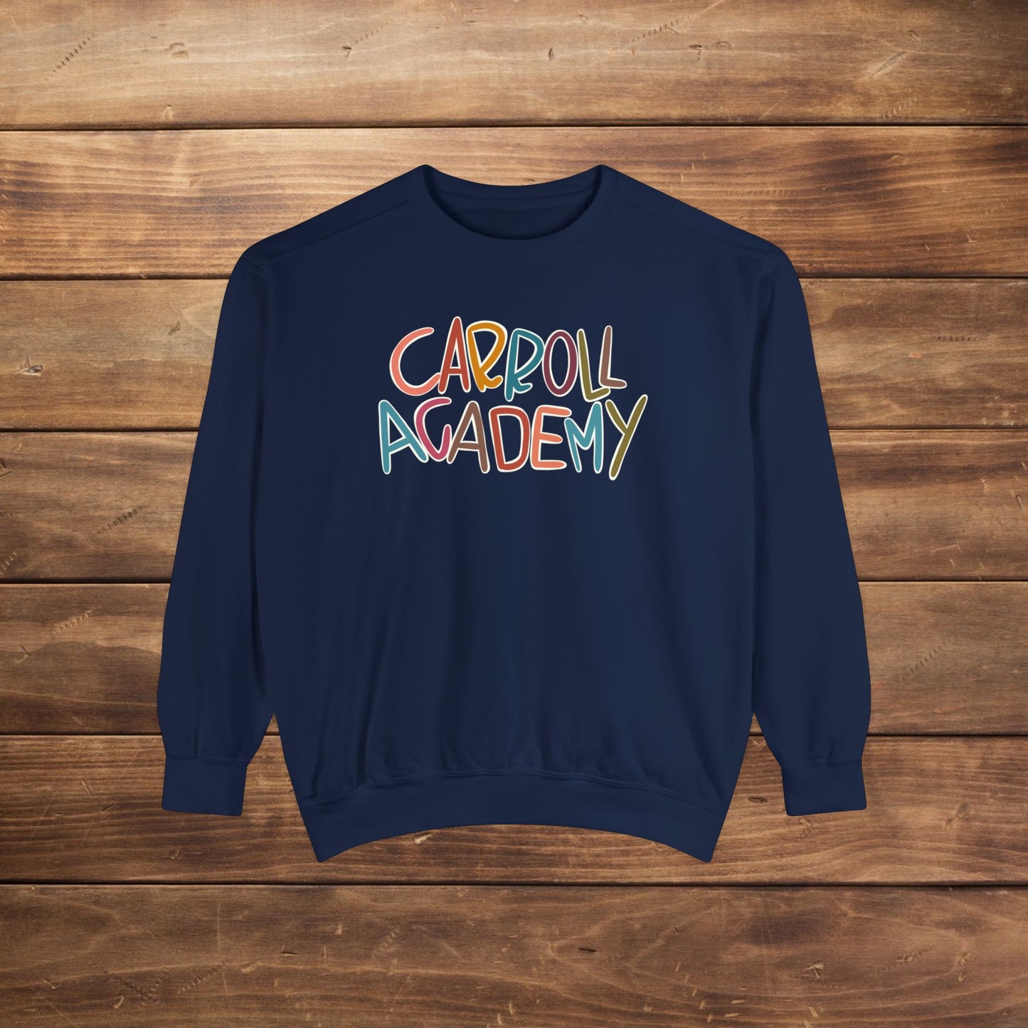Women's Multi-Colored Carroll Academy Garment-Dyed Sweatshirt