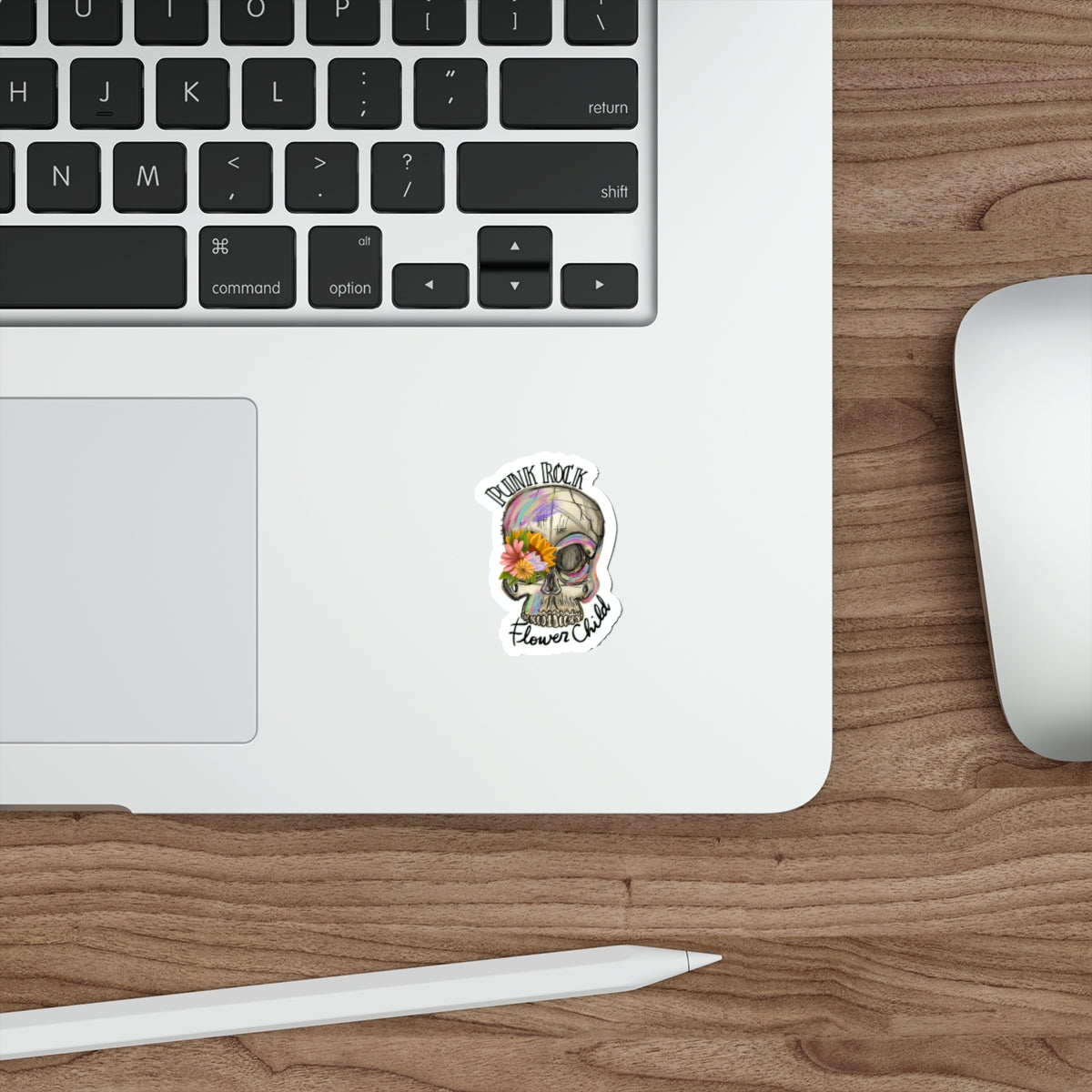 "Punk Rock Flower Child" Die-Cut Stickers