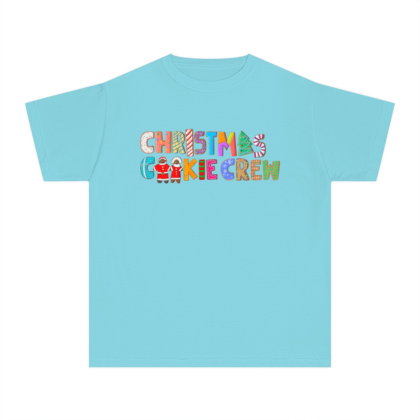 Youth Christmas Cookie Crew T-Shirt - Comfort Colors, Unisex