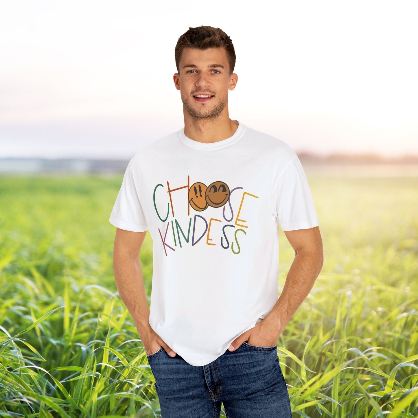 Unisex Choose Kindness Smiley T-shirt