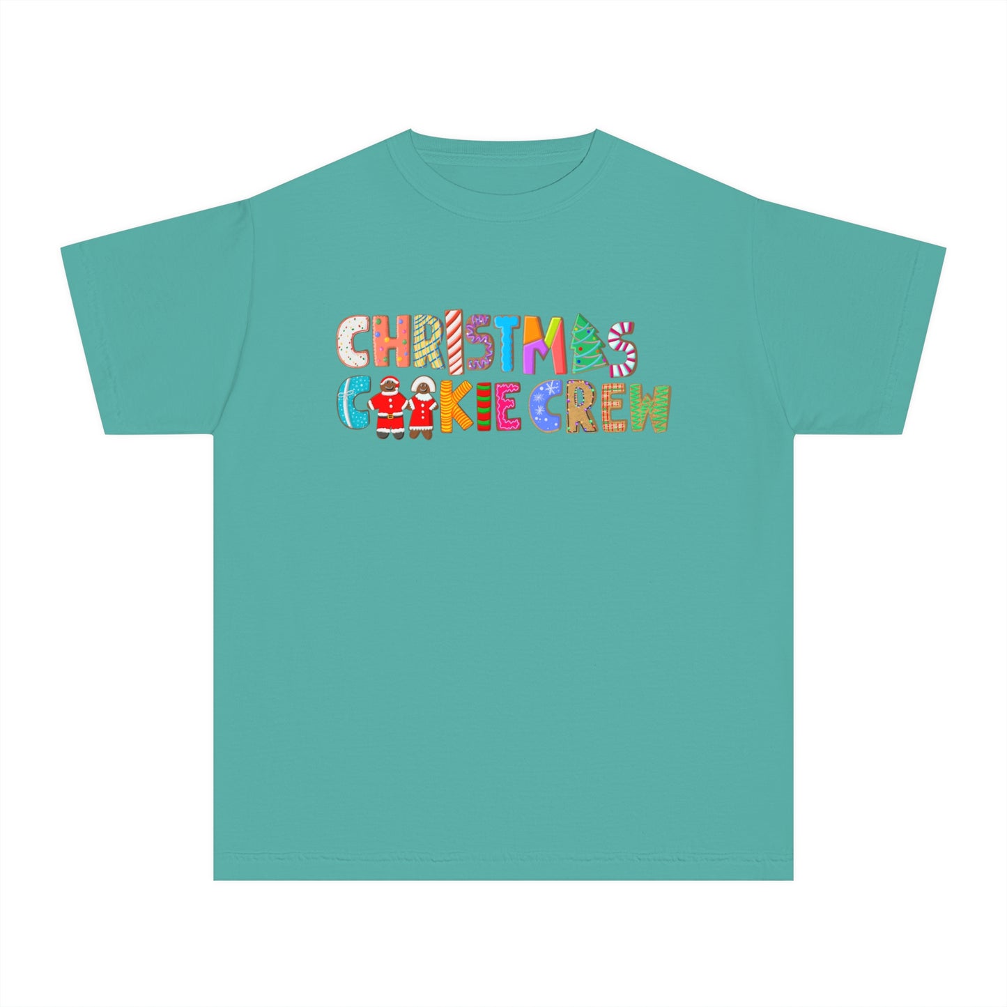 Youth Christmas Cookie Crew T-Shirt - Comfort Colors, Unisex