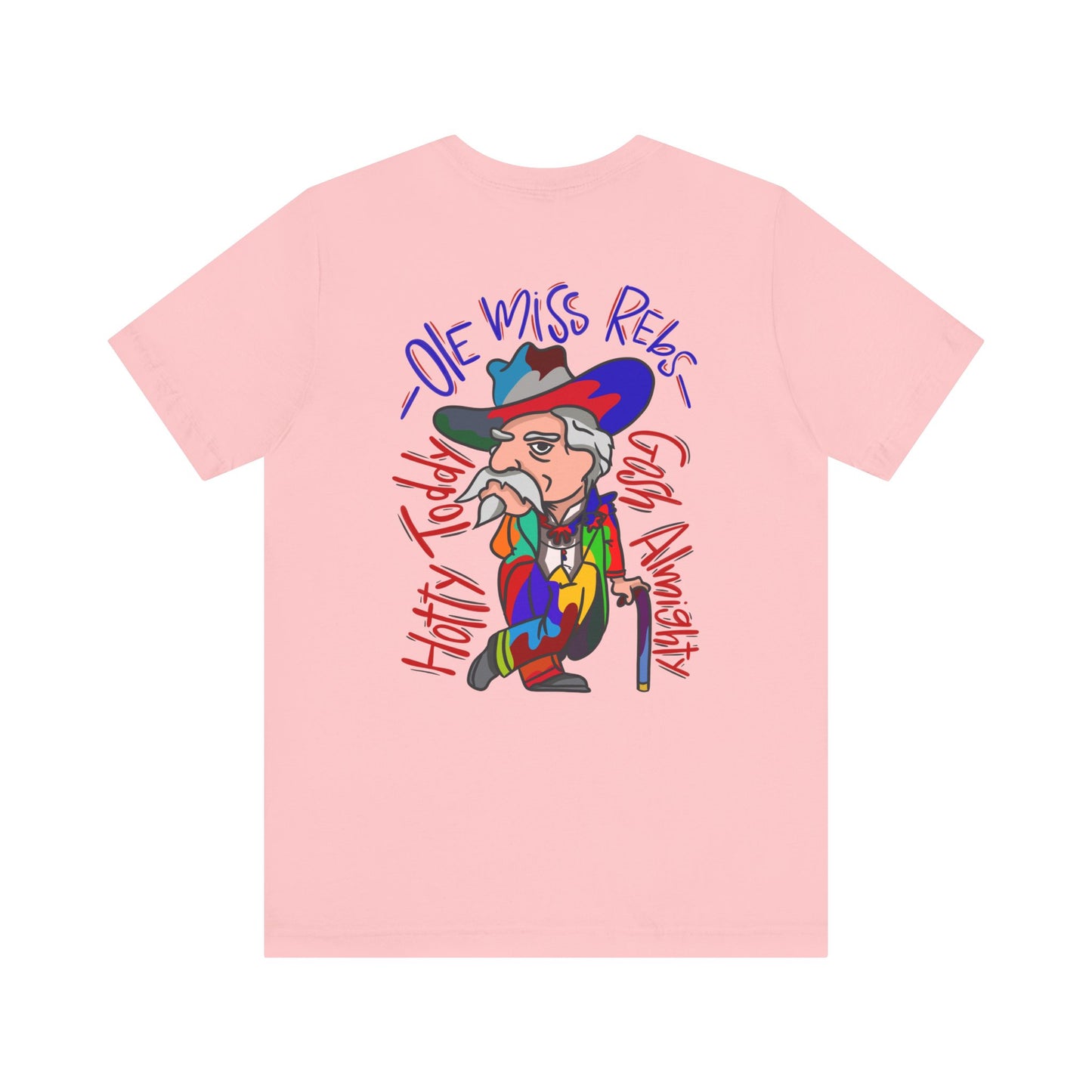 Ole Miss ColorSplash Colonel Reb T-Shirt