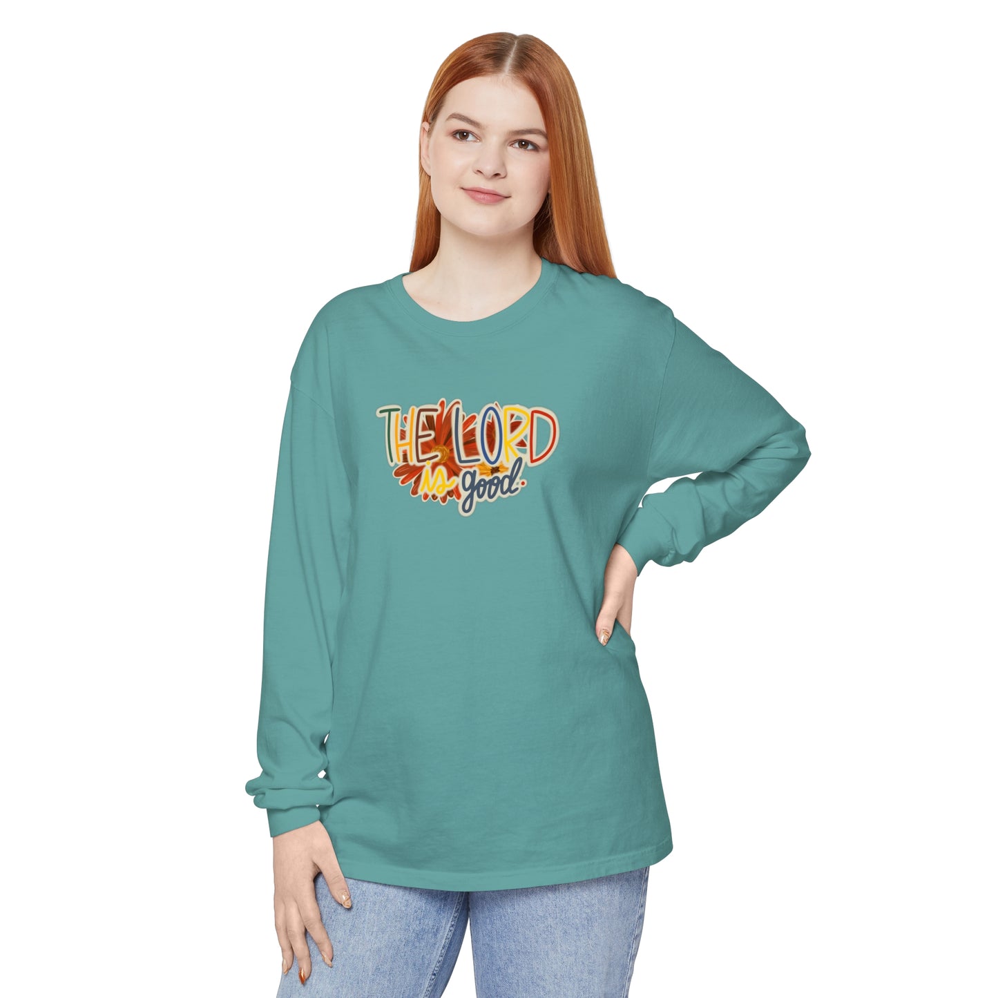 'The Lord is good' Long Sleeve T-Shirt