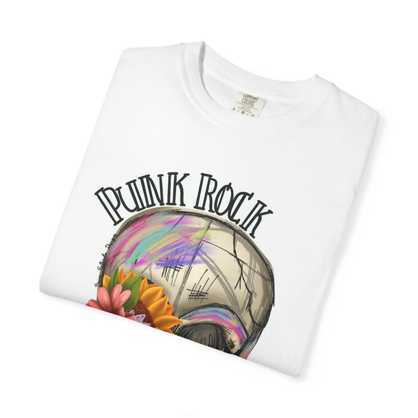 Punk Rock Flower Child T-Shirt - Unisex Graphic Tee