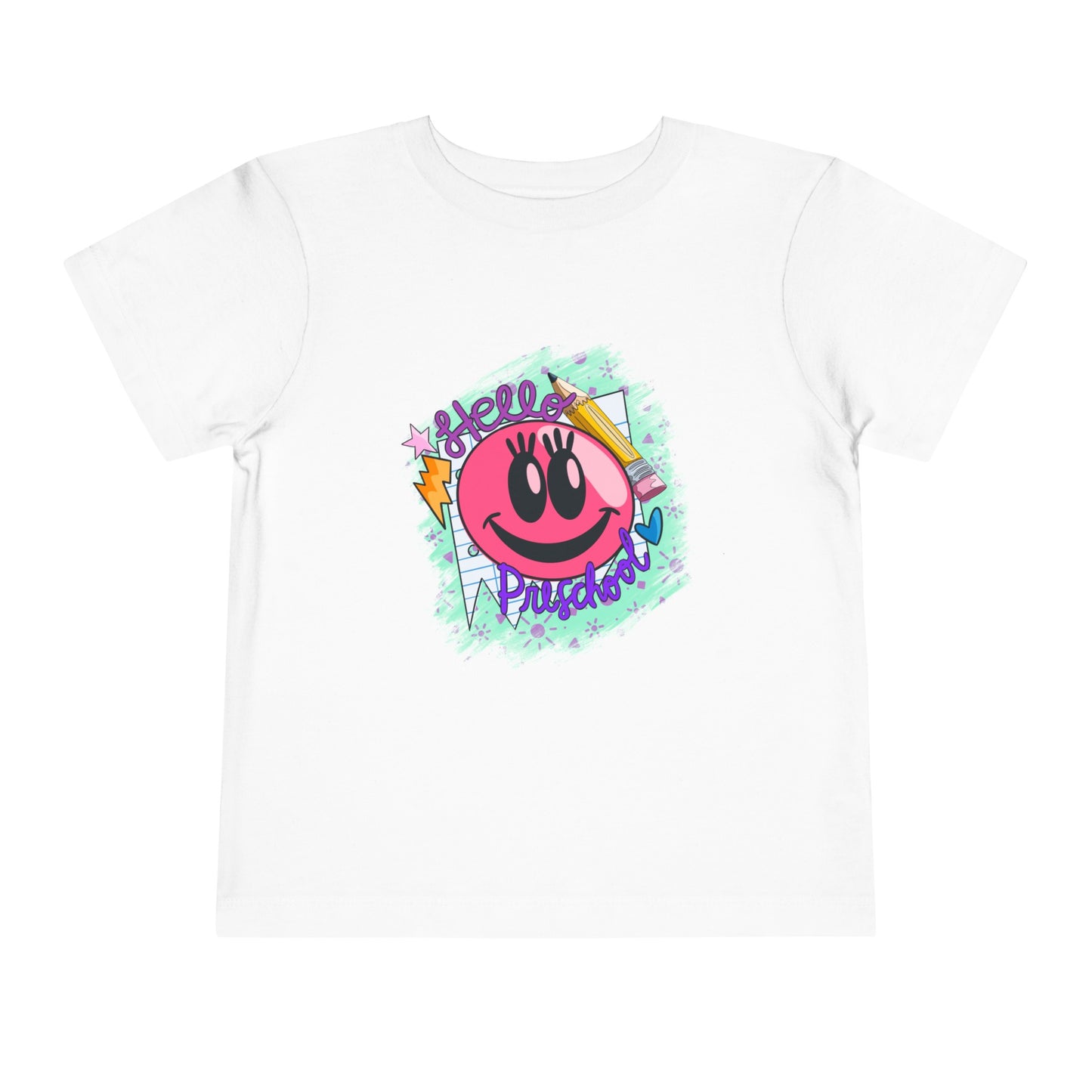 Hello Preschool and Hello Kindergarten Toddler T-Shirts