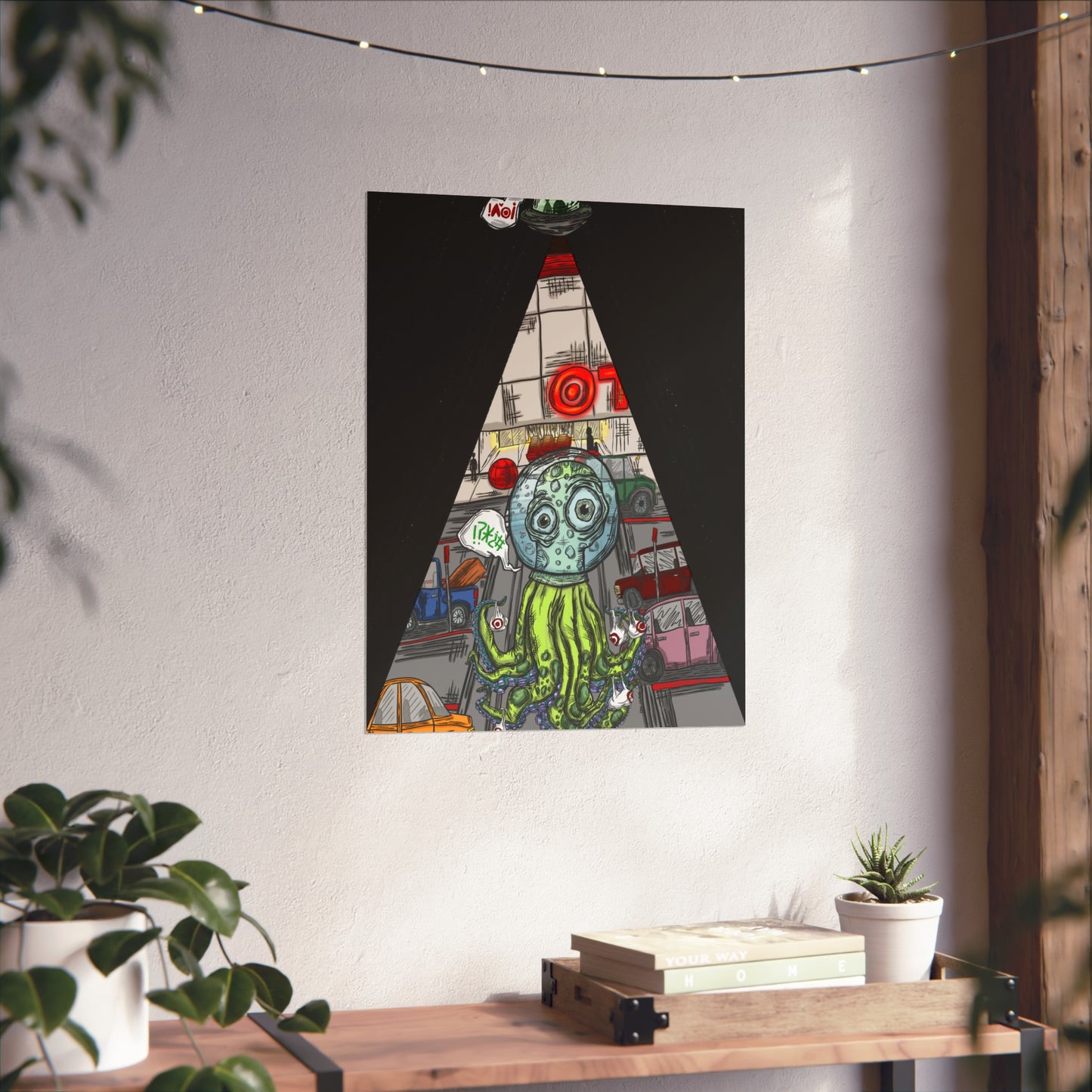 "Target Acquired" - Quirky Wall Decor for Art Enthusiasts