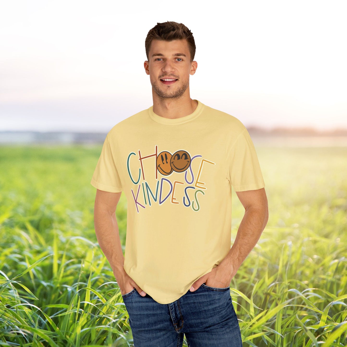 Unisex Choose Kindness Smiley T-shirt