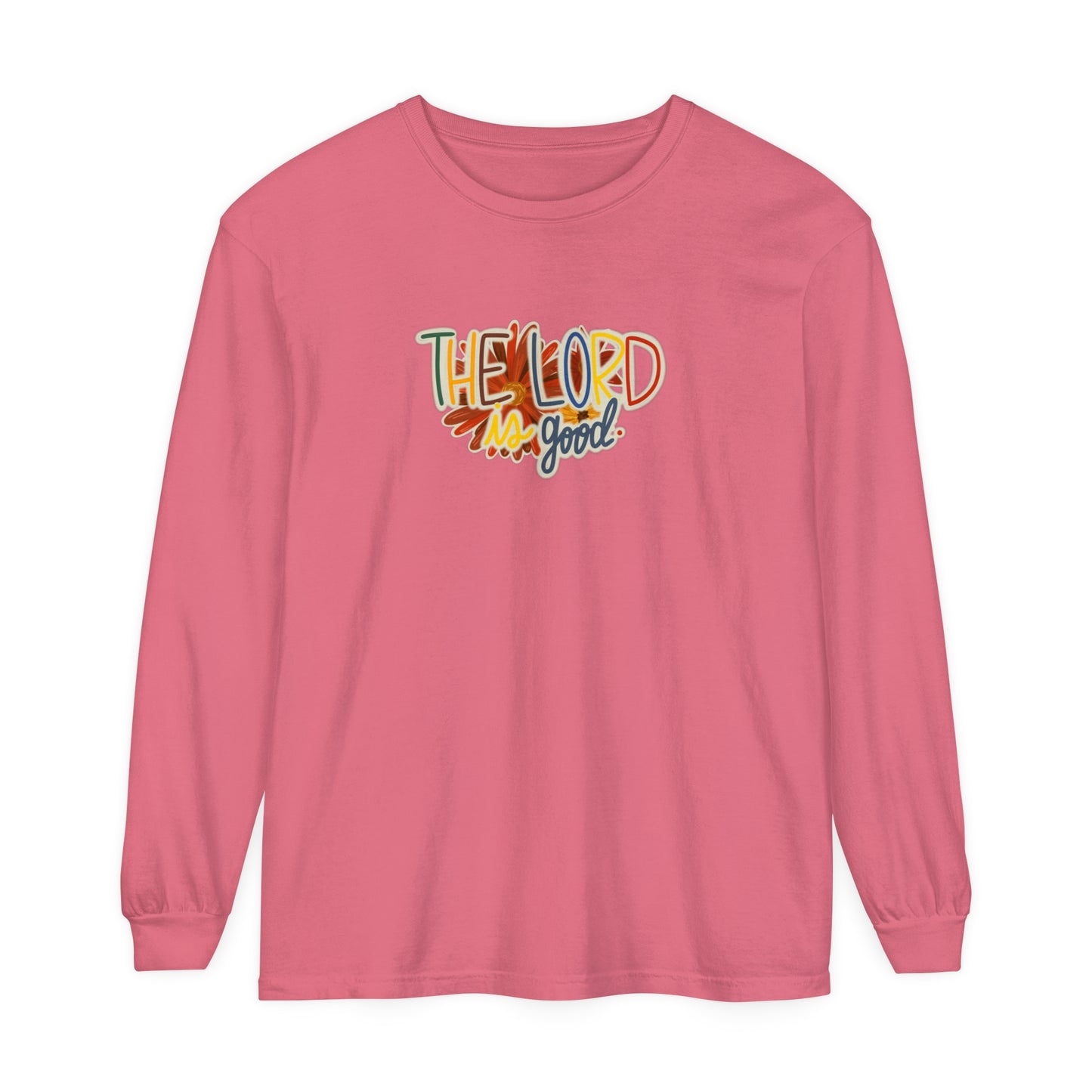 'The Lord is good' Long Sleeve T-Shirt