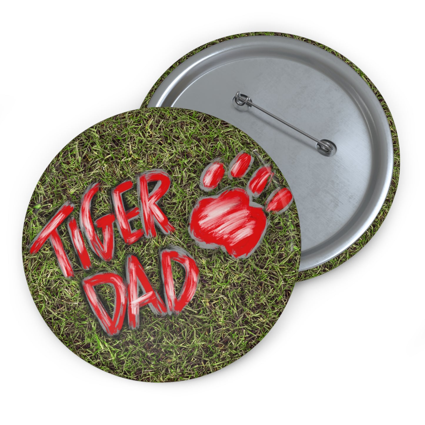 Tiger Dad Pin Buttons