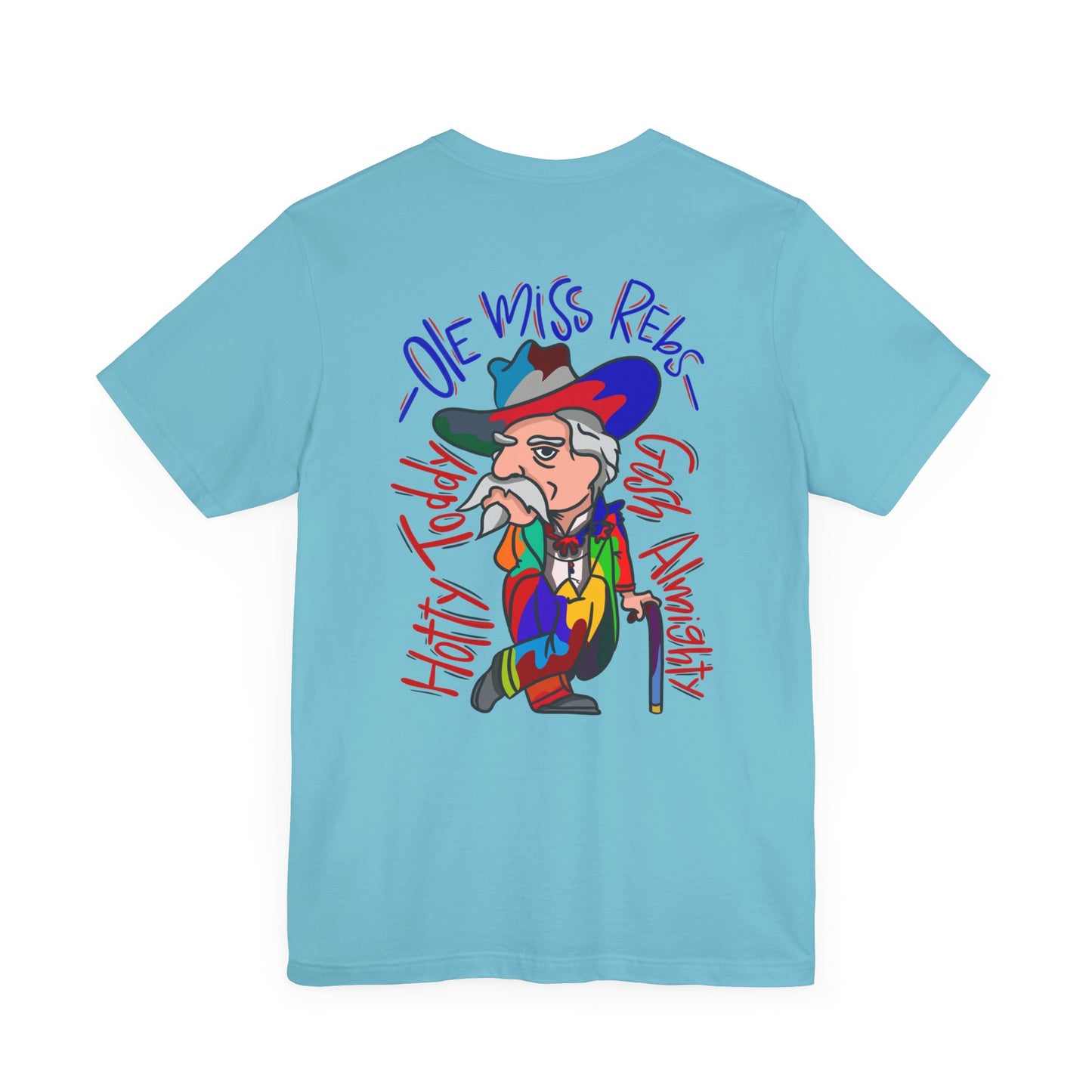 Ole Miss ColorSplash Colonel Reb T-Shirt