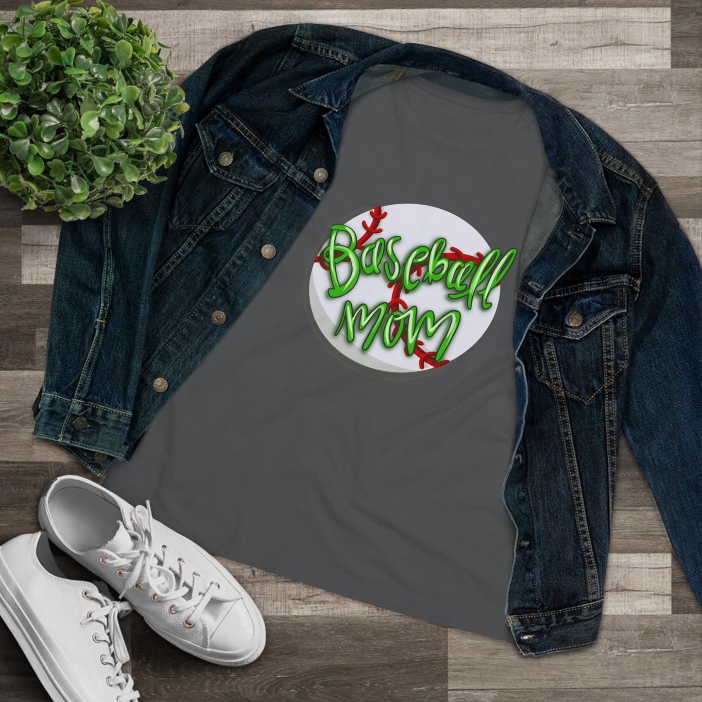 Baseball Mom Cotton T-Shirt