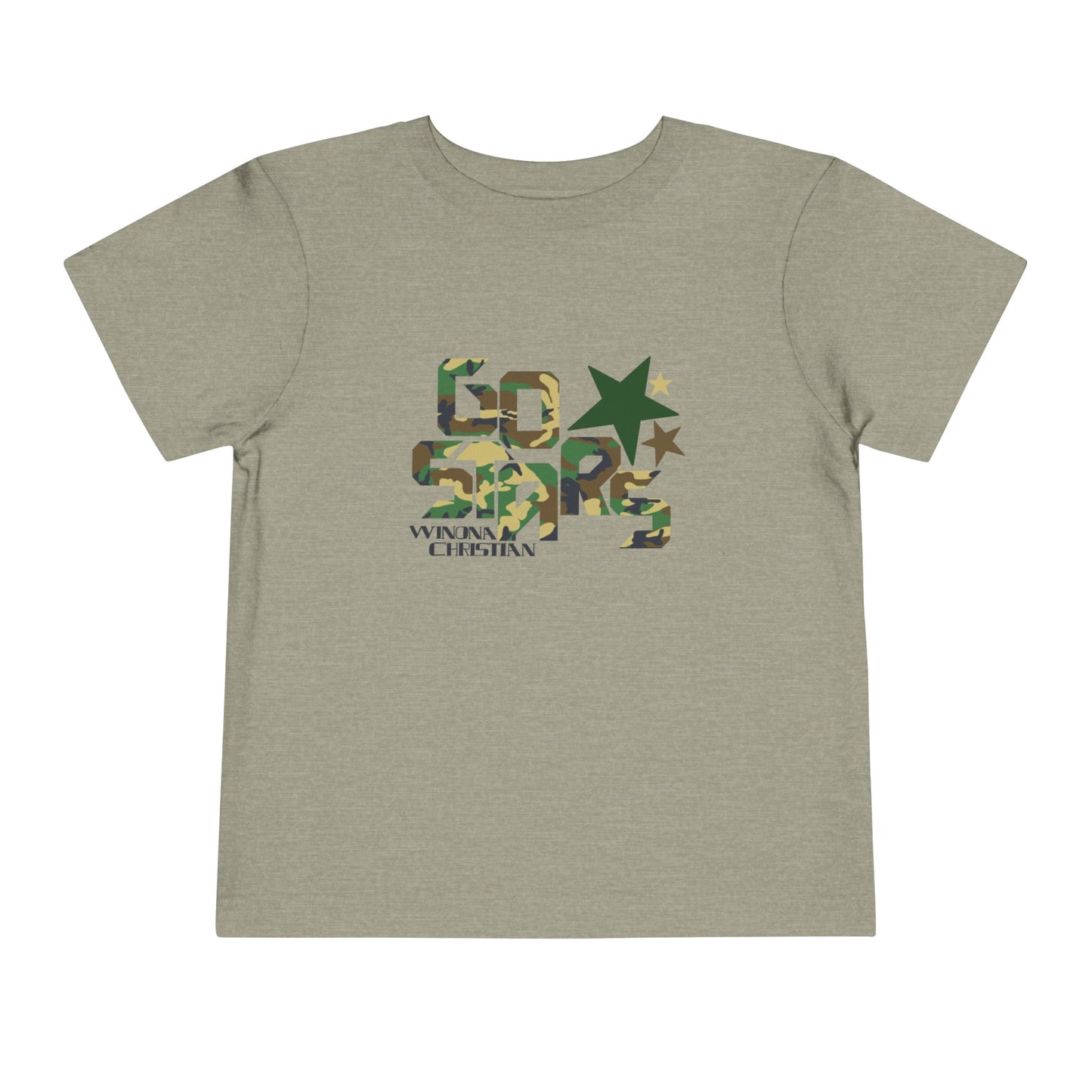 Toddler 'Go Stars' in Camo T-Shirt