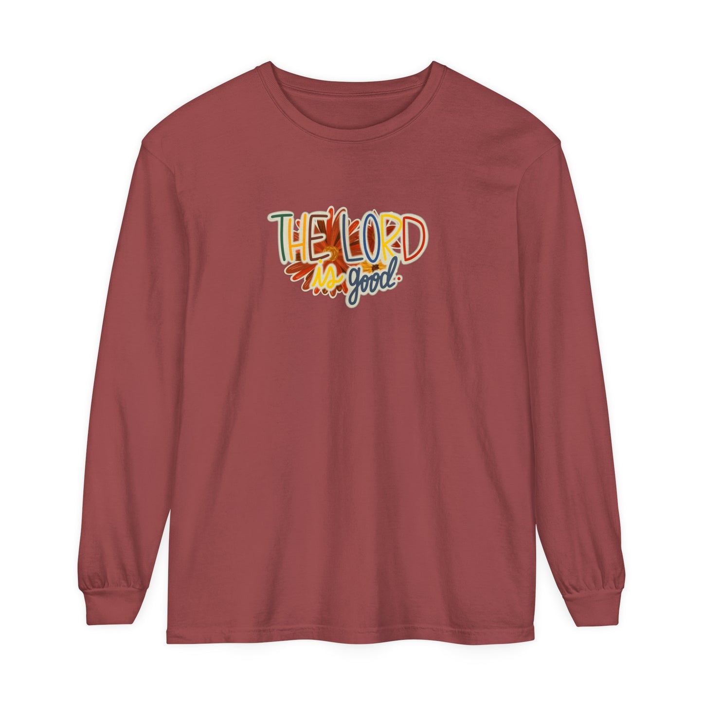 'The Lord is good' Long Sleeve T-Shirt