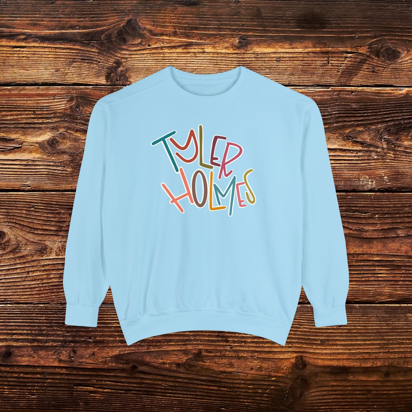 Women's Multi-Colored Tyler Holmes Garment-Dyed Sweatshirt