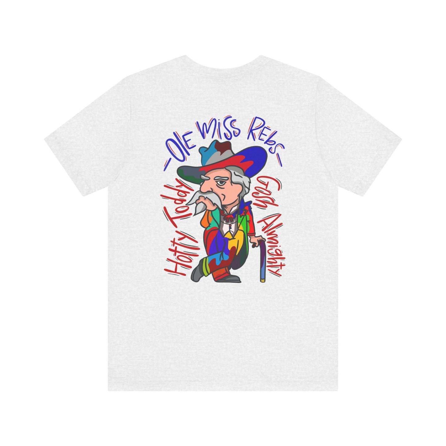 Ole Miss ColorSplash Colonel Reb T-Shirt