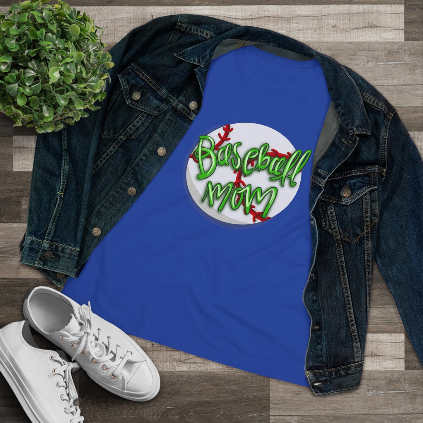 Baseball Mom Cotton T-Shirt