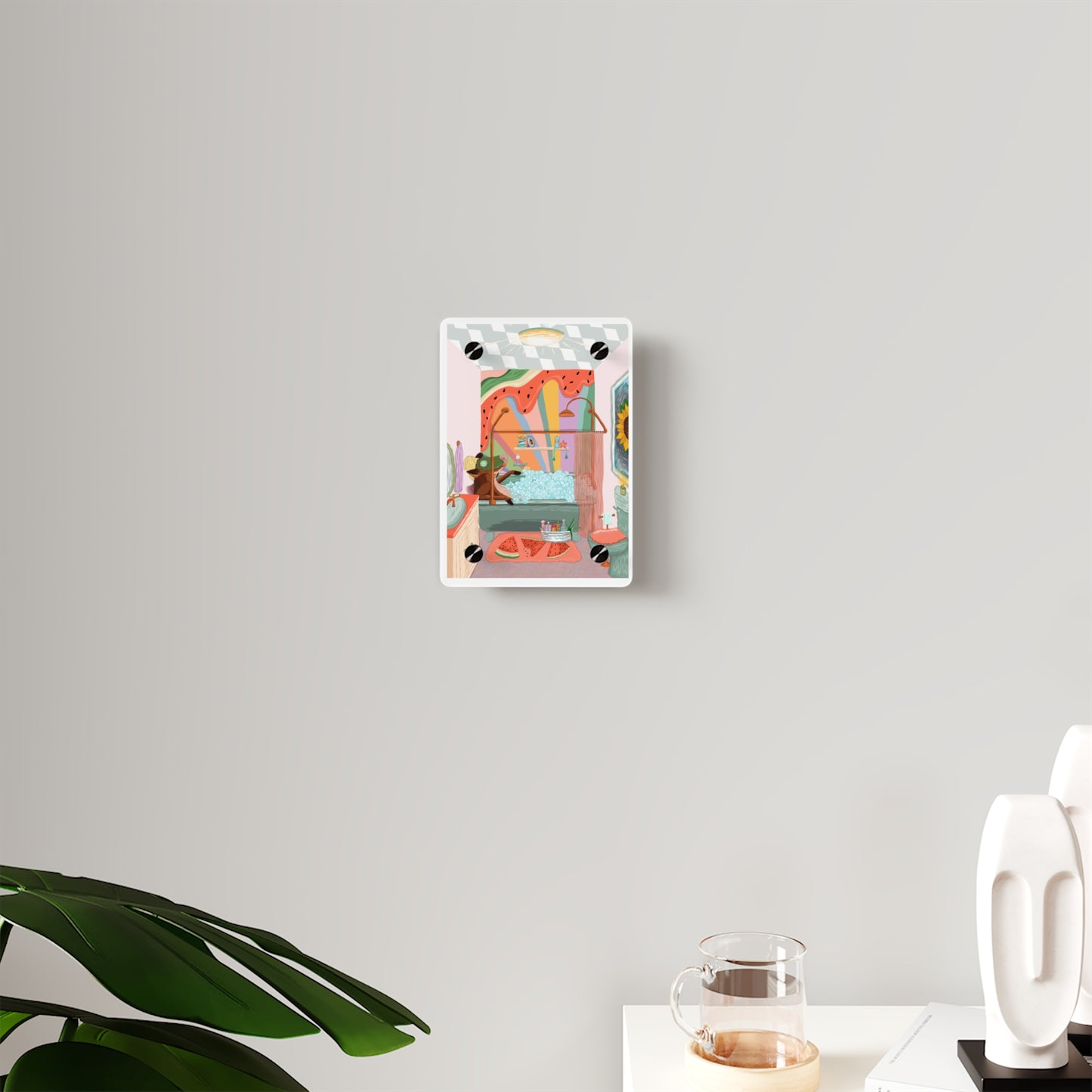 "Bubbley MOO-d" - Acrylic Wall Art Print