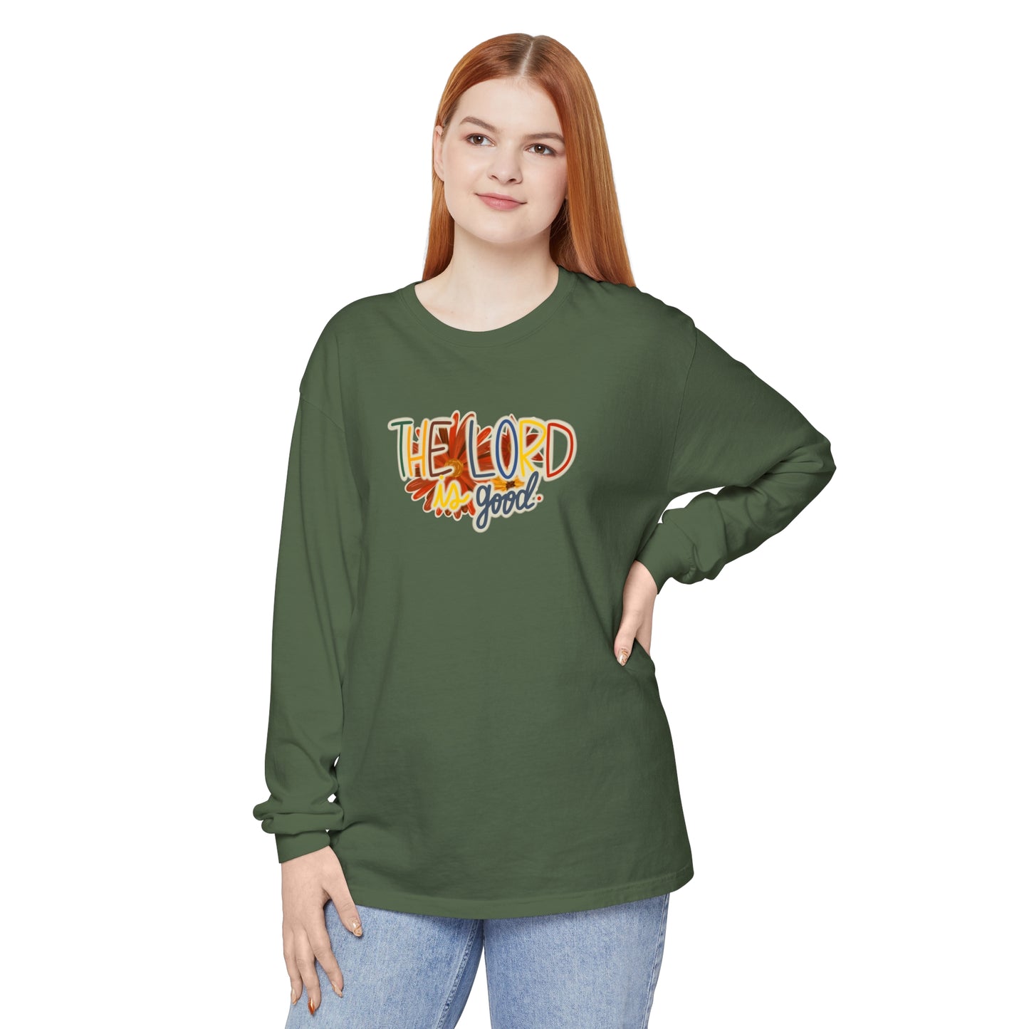 'The Lord is good' Long Sleeve T-Shirt