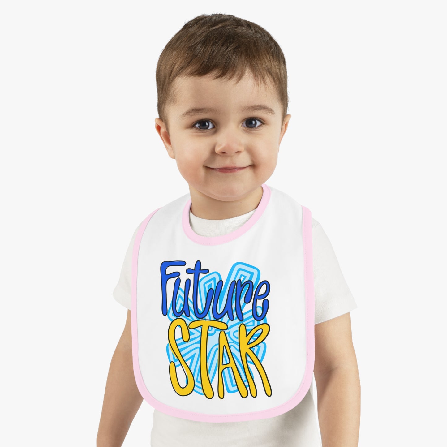 Baby Star Jersey Bib (Boy and Girl Versions)