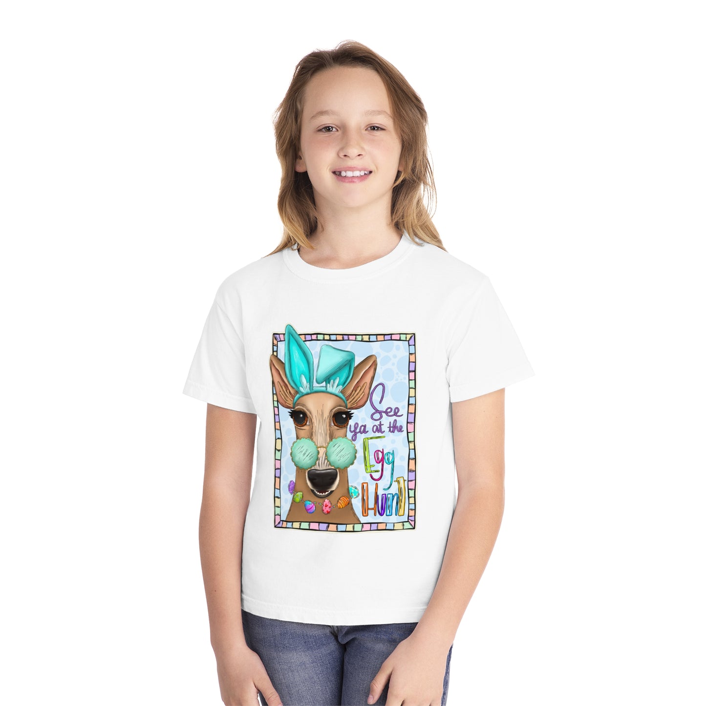 'See ya at the Egg Hunt' Easter T-shirt - Youth Girls