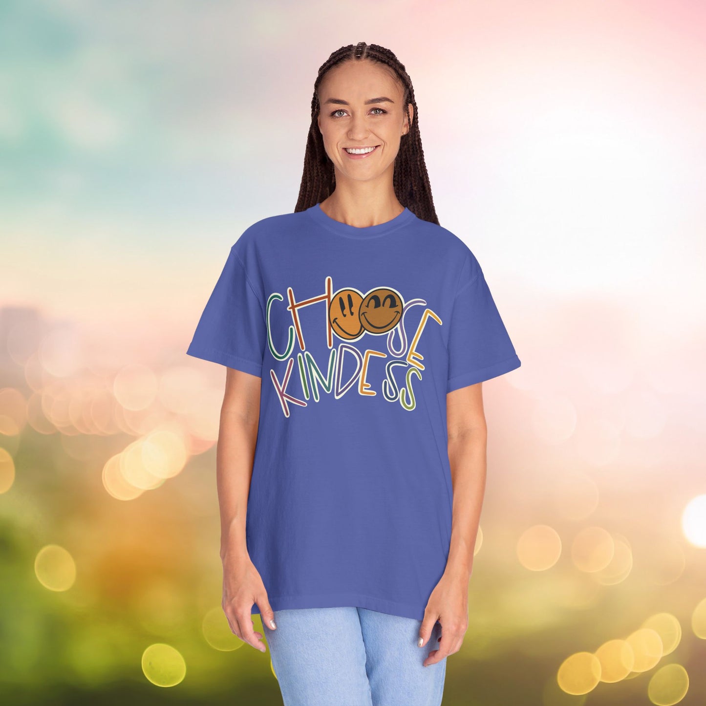 Unisex Choose Kindness Smiley T-shirt