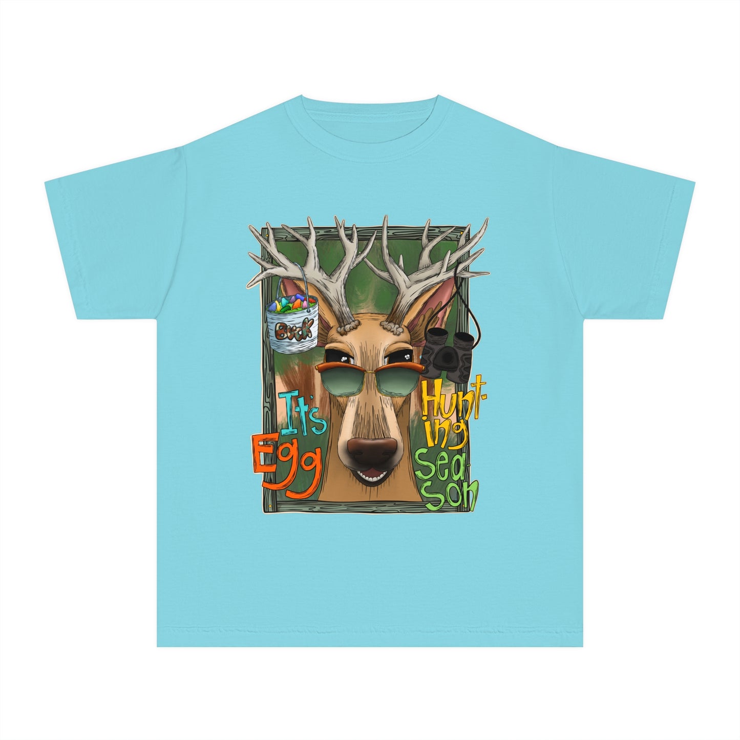 Easter 'Egg Hunting Season' Graphic T-shirt - Youth Boys