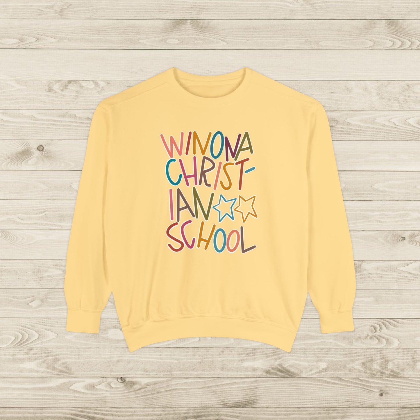 Women's Multi-Colored WCS Garment-Dyed Sweatshirt