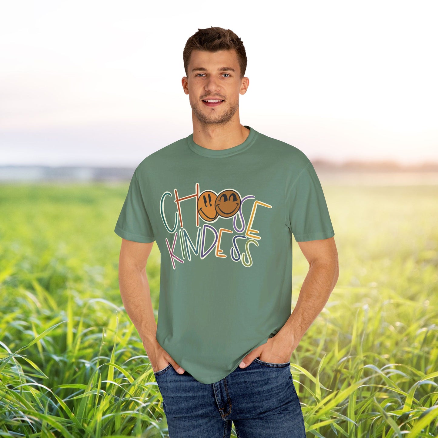 Unisex Choose Kindness Smiley T-shirt