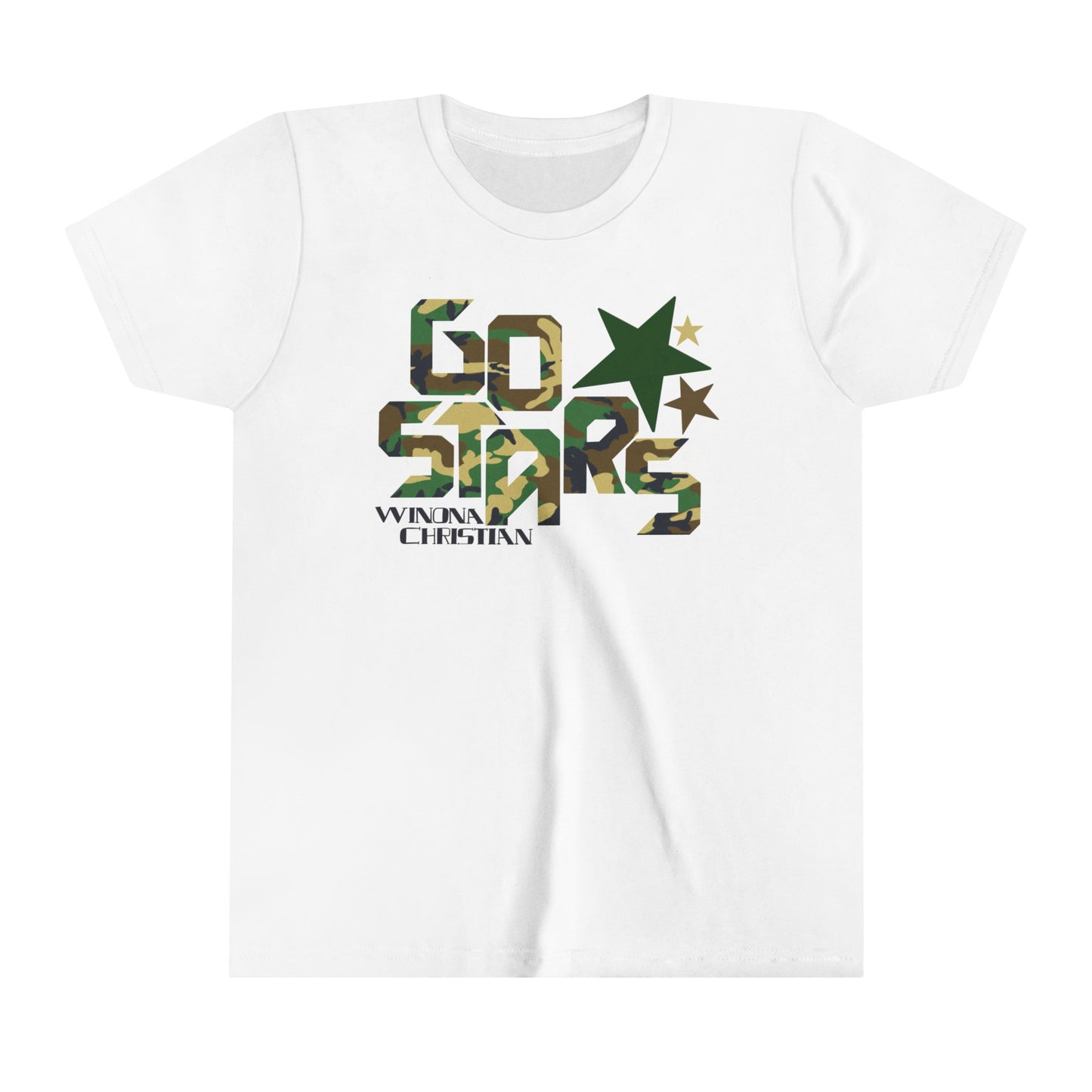 Youth 'Go Stars' in Camo T-shirt