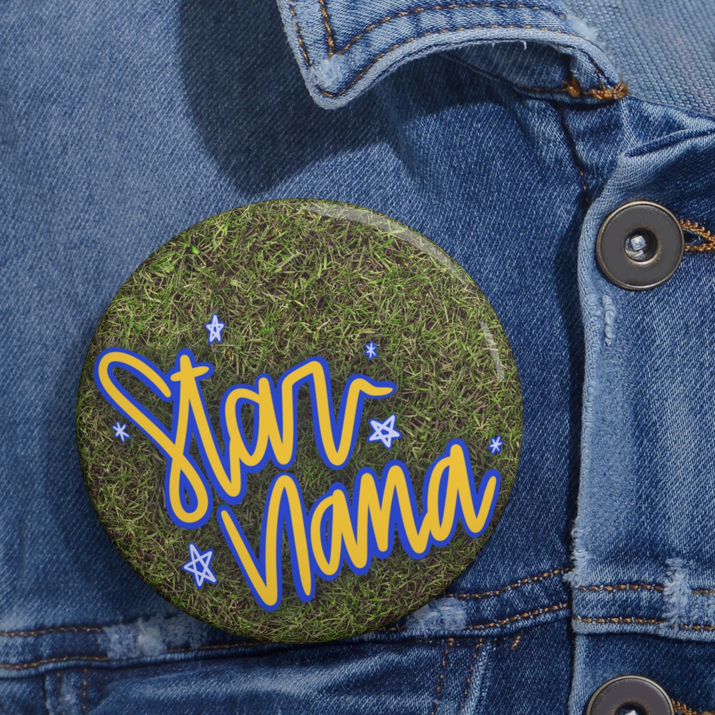 Star Nana Pin Buttons