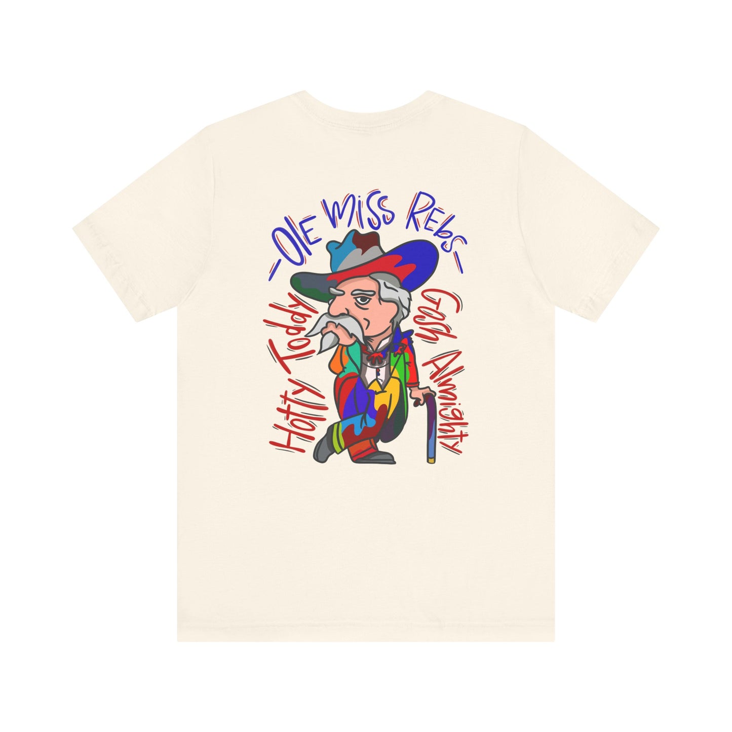 Ole Miss ColorSplash Colonel Reb T-Shirt