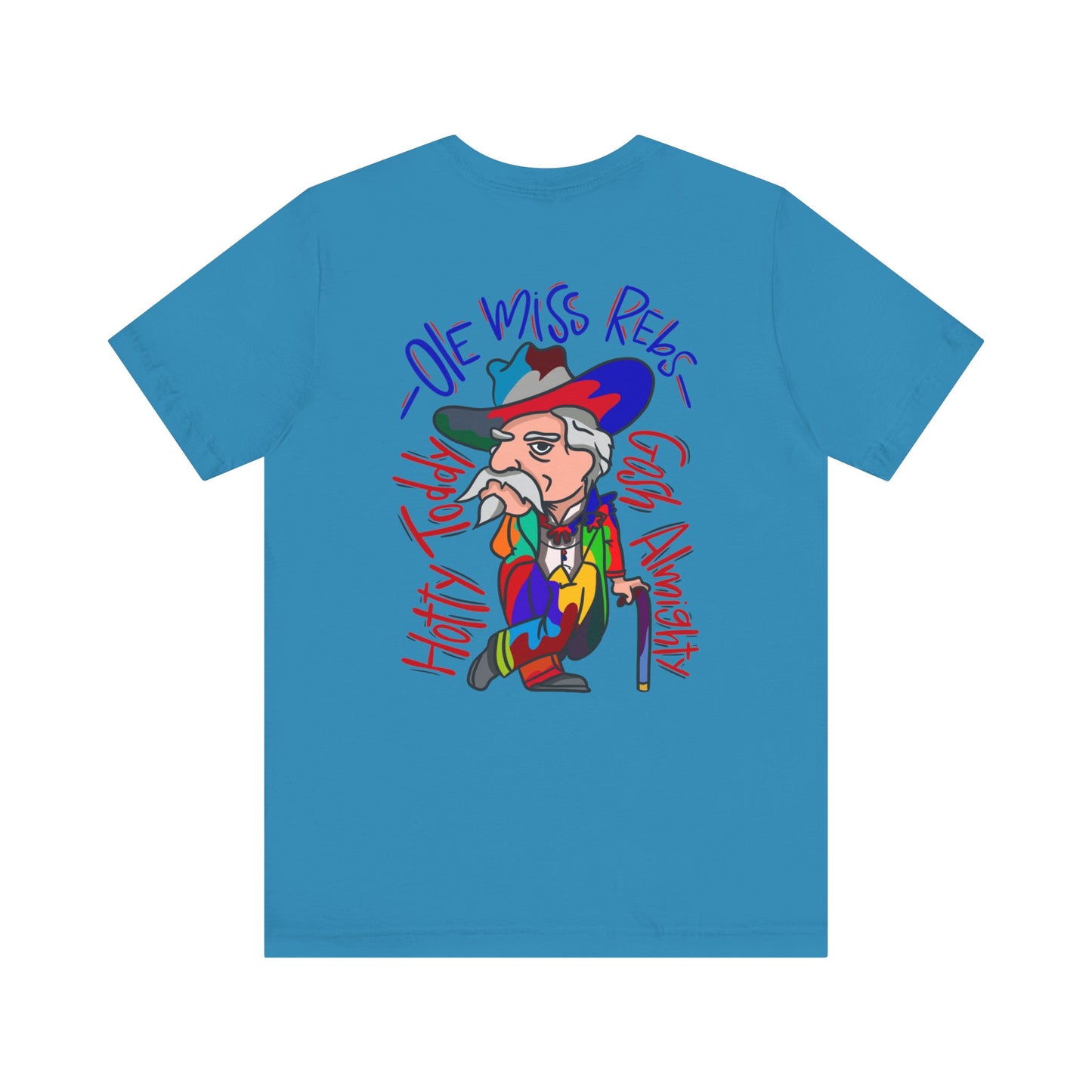 Ole Miss ColorSplash Colonel Reb T-Shirt