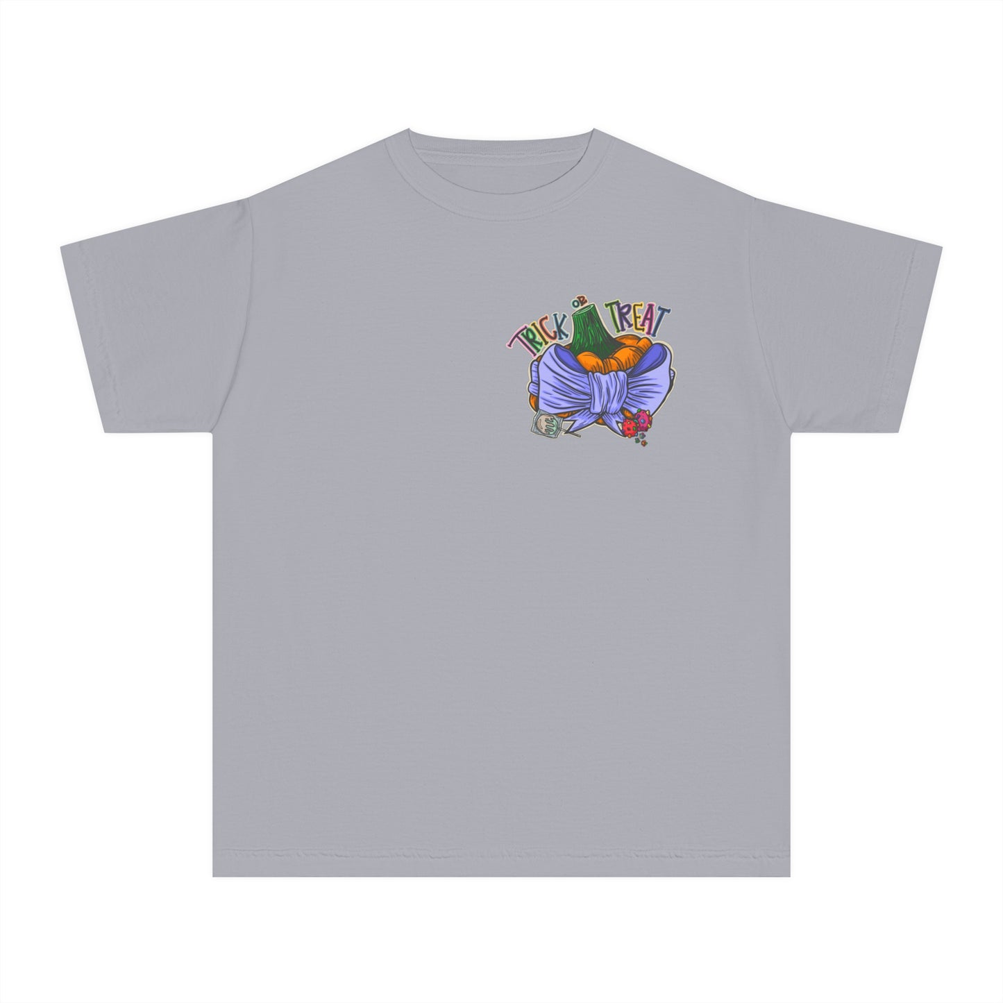 Youth Girls Halloween T-Shirt - Comfort Colors