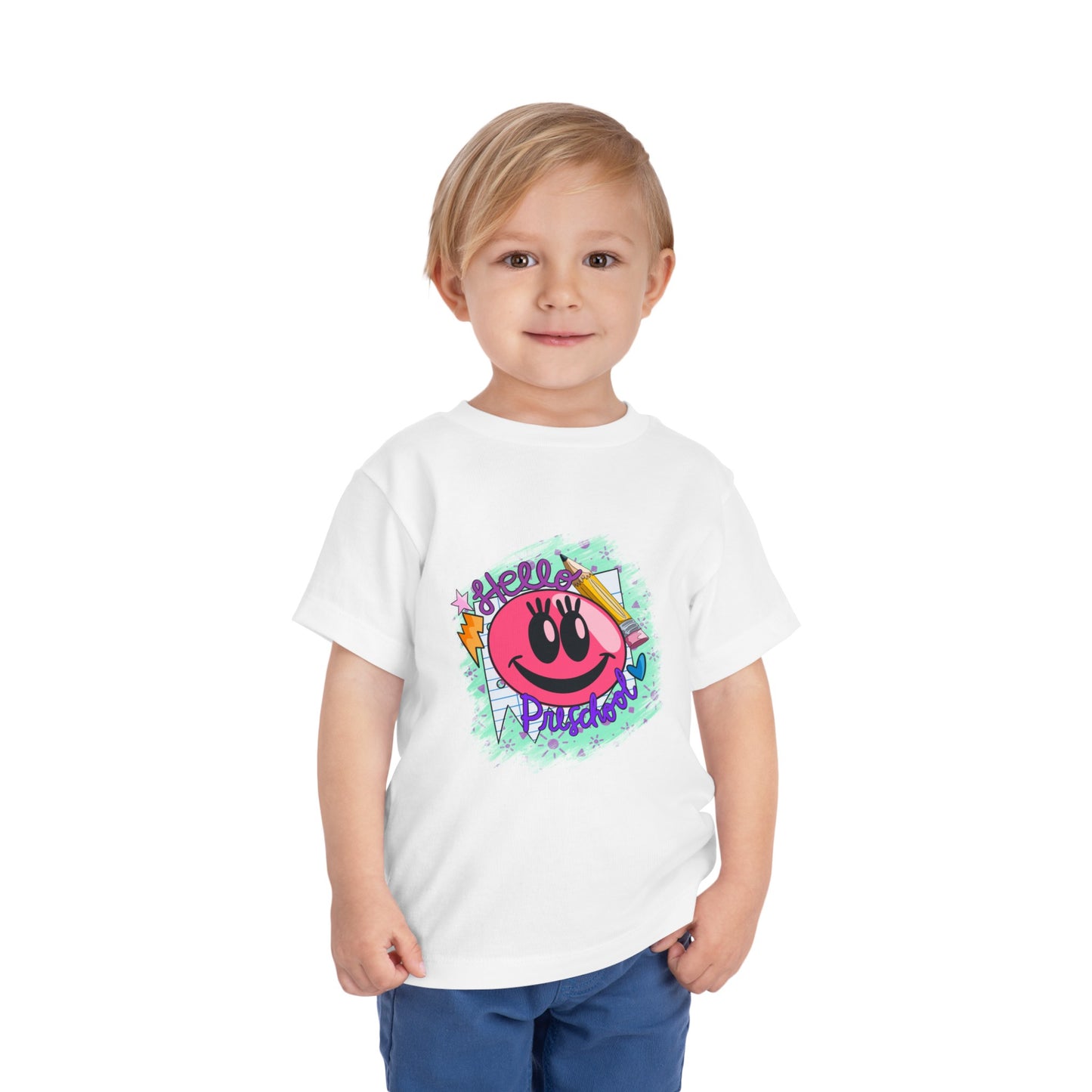 Hello Preschool and Hello Kindergarten Toddler T-Shirts