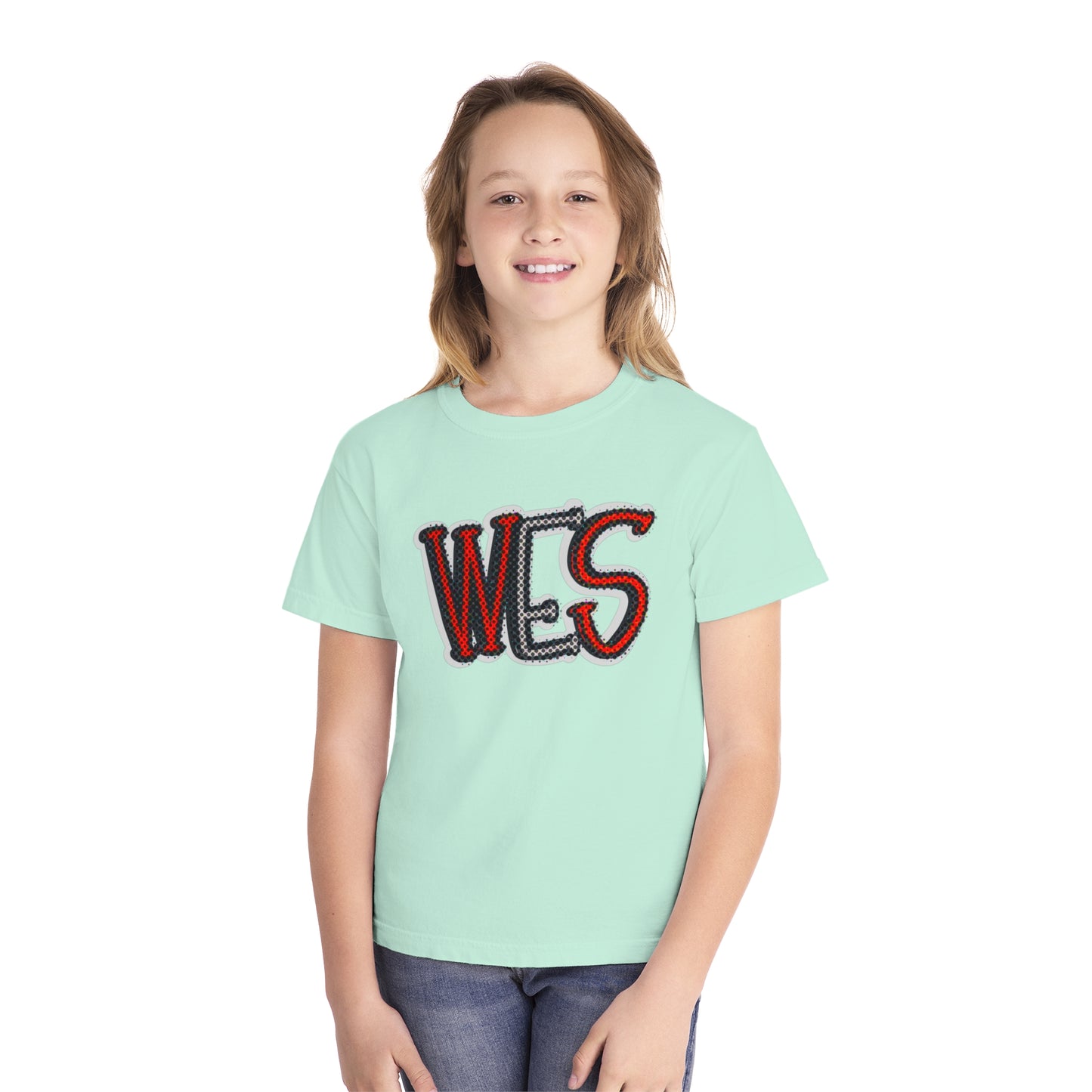 Girl’s Youth WES Halftone Tee
