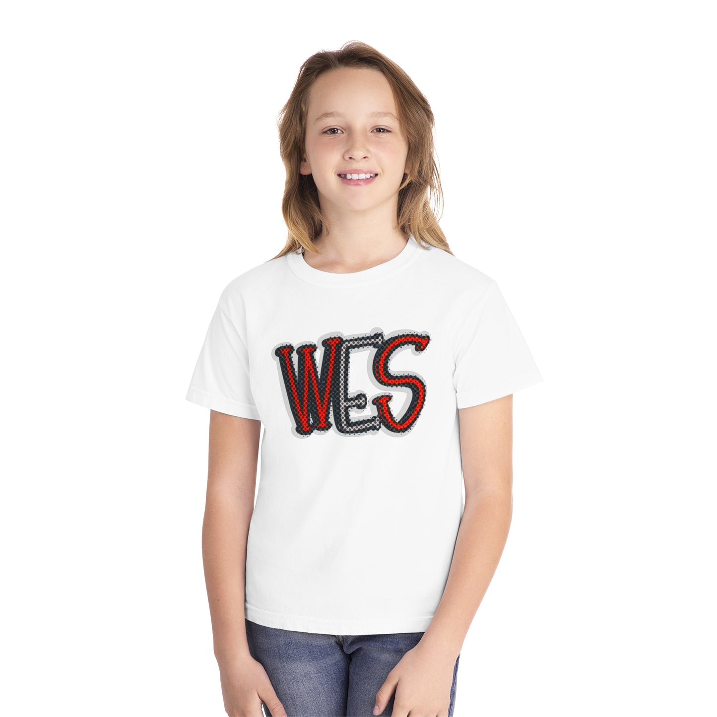 Girl’s Youth WES Halftone Tee